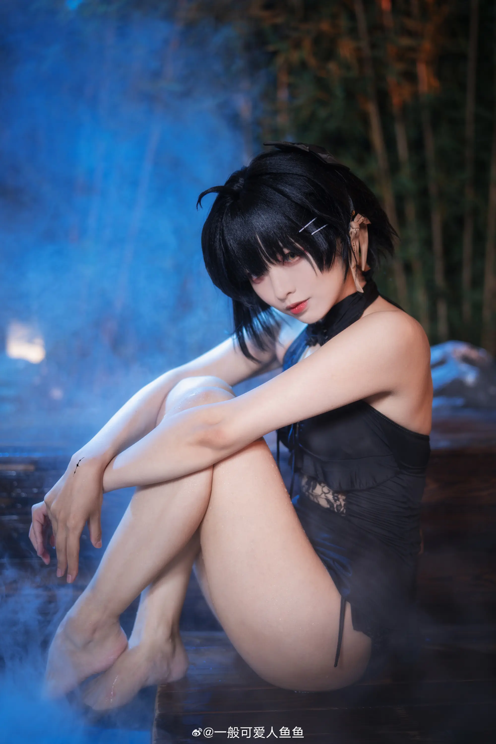 COSPLAY 冬天到了，要不要一起泡温泉呢 鸣潮 桃祈@一般可爱人鱼鱼 COSPLAY-第2张