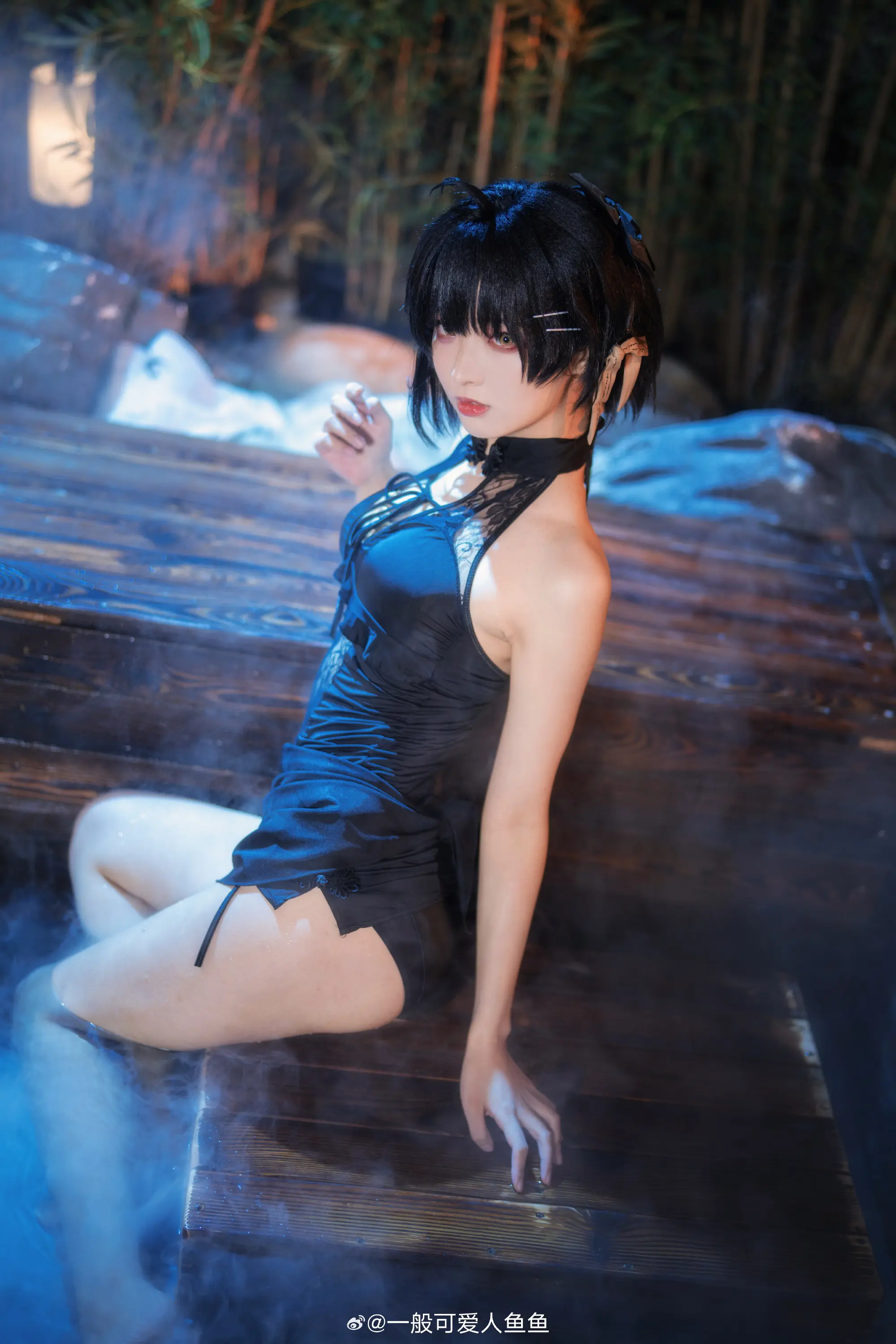 COSPLAY 冬天到了，要不要一起泡温泉呢 鸣潮 桃祈@一般可爱人鱼鱼 COSPLAY-第3张