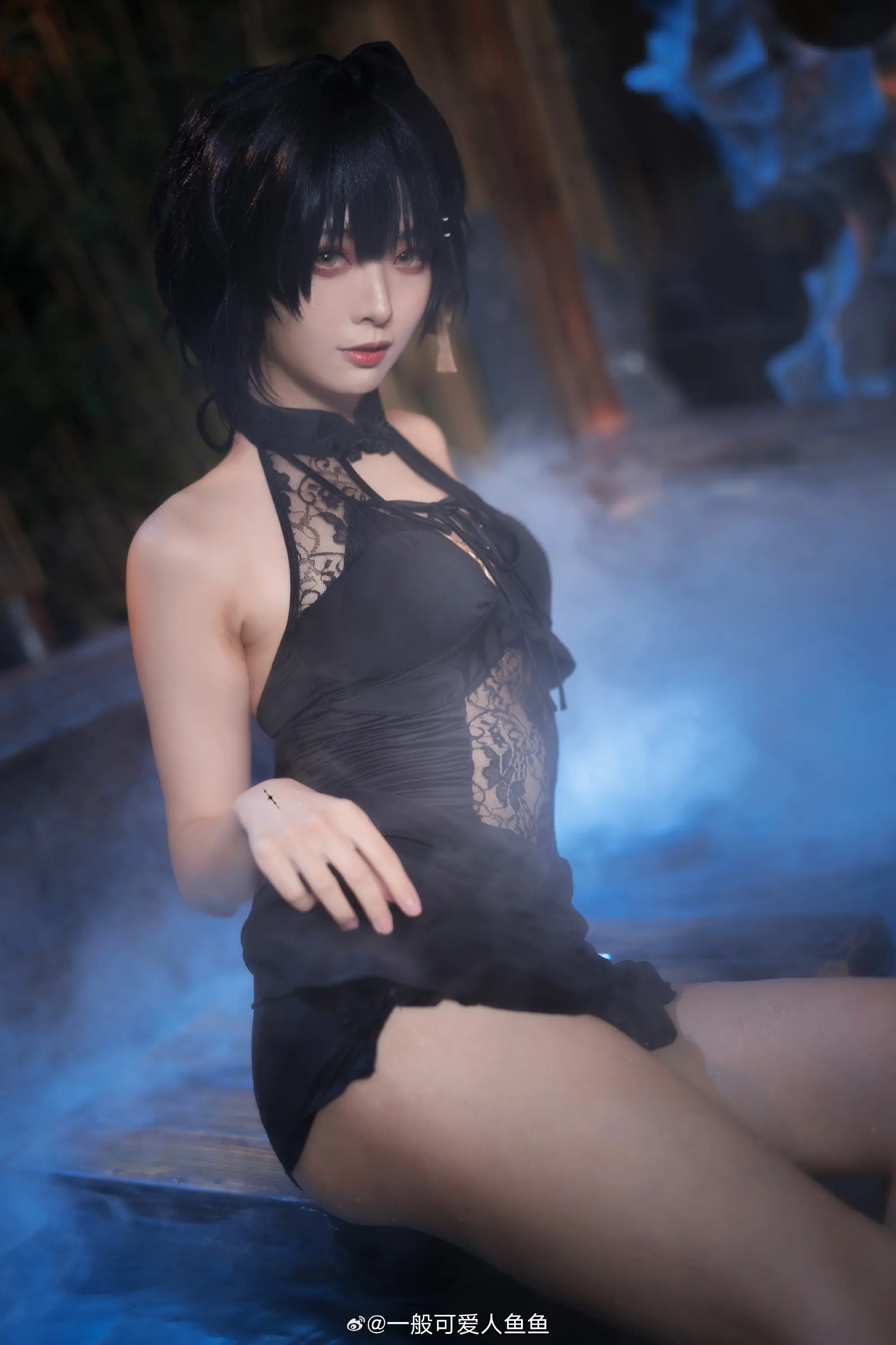 COSPLAY 冬天到了，要不要一起泡温泉呢 鸣潮 桃祈@一般可爱人鱼鱼 COSPLAY-第11张
