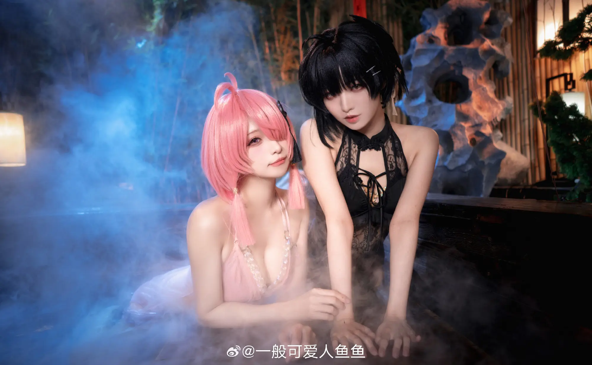 COSPLAY 冬天到了，要不要一起泡温泉呢 鸣潮 桃祈@一般可爱人鱼鱼 COSPLAY-第5张