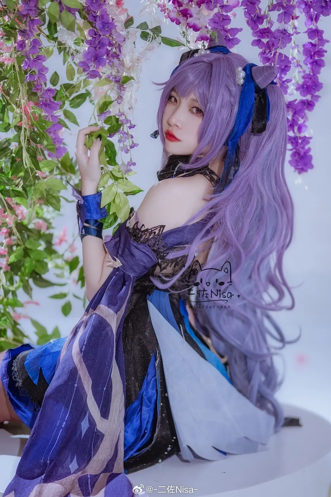 你愿意和我- -起见证吗? cos正片 原神 刻晴@-二佐Nisa--公众号小姨ai