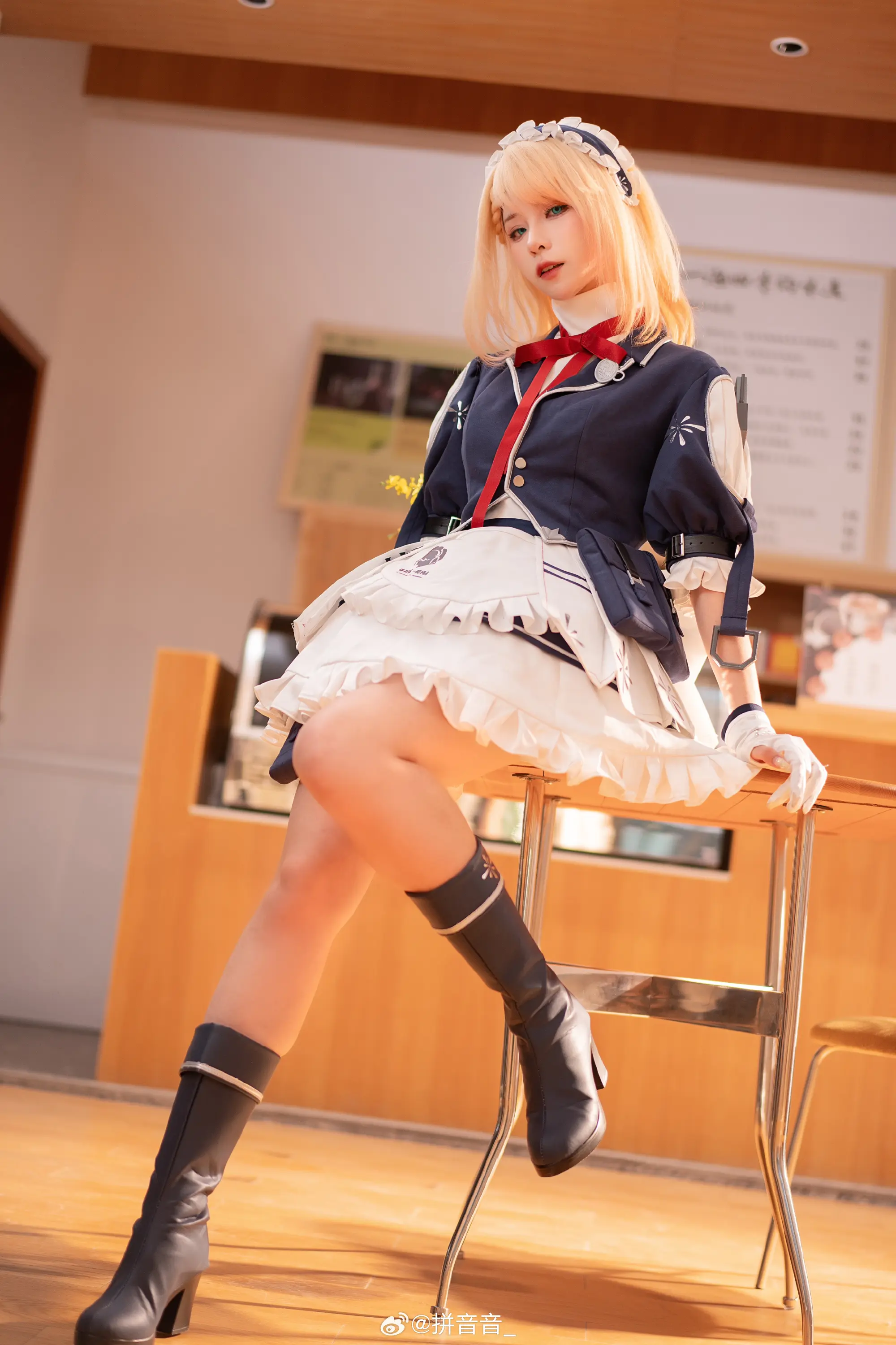 COSPLAY 长官，接下来，请您继续期待我的表现吧 少女前线2 追放 桑朵莱希@拼音音_ COSPLAY-第2张