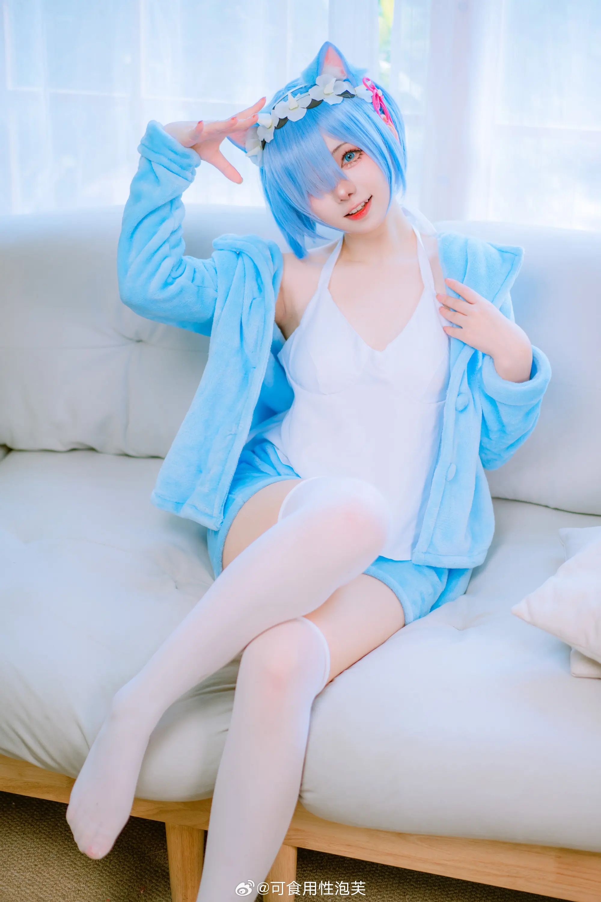 cosplay re0 蕾姆@一大碗杏仁豆腐 COSPLAY-第2张