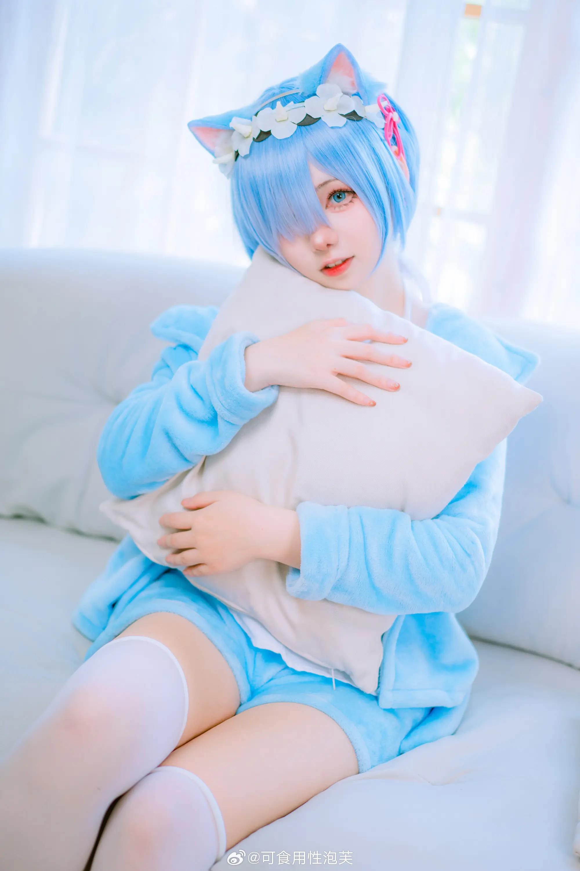 cosplay re0 蕾姆@一大碗杏仁豆腐 COSPLAY-第5张
