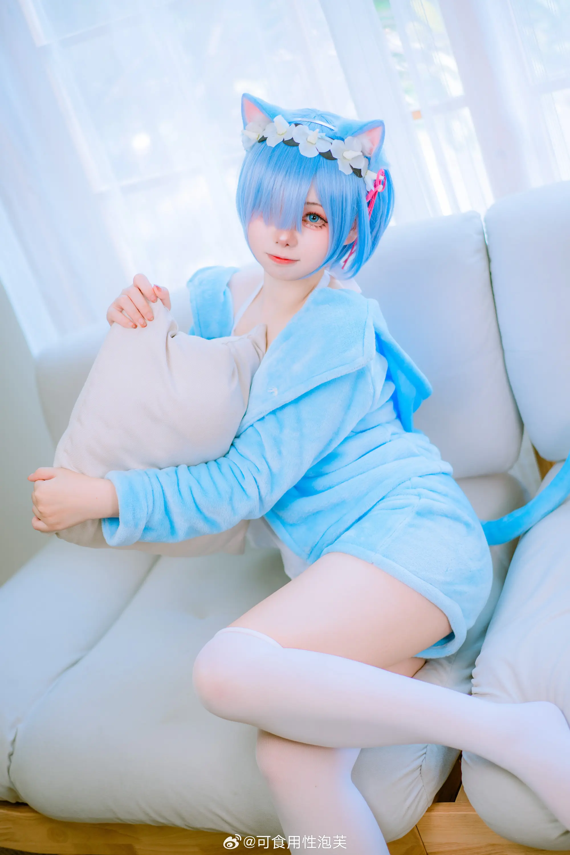 cosplay re0 蕾姆@一大碗杏仁豆腐 COSPLAY-第6张