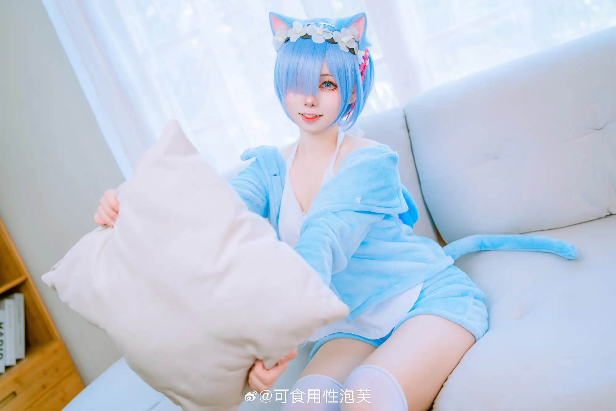 cosplay re0 蕾姆@一大碗杏仁豆腐 COSPLAY-第7张