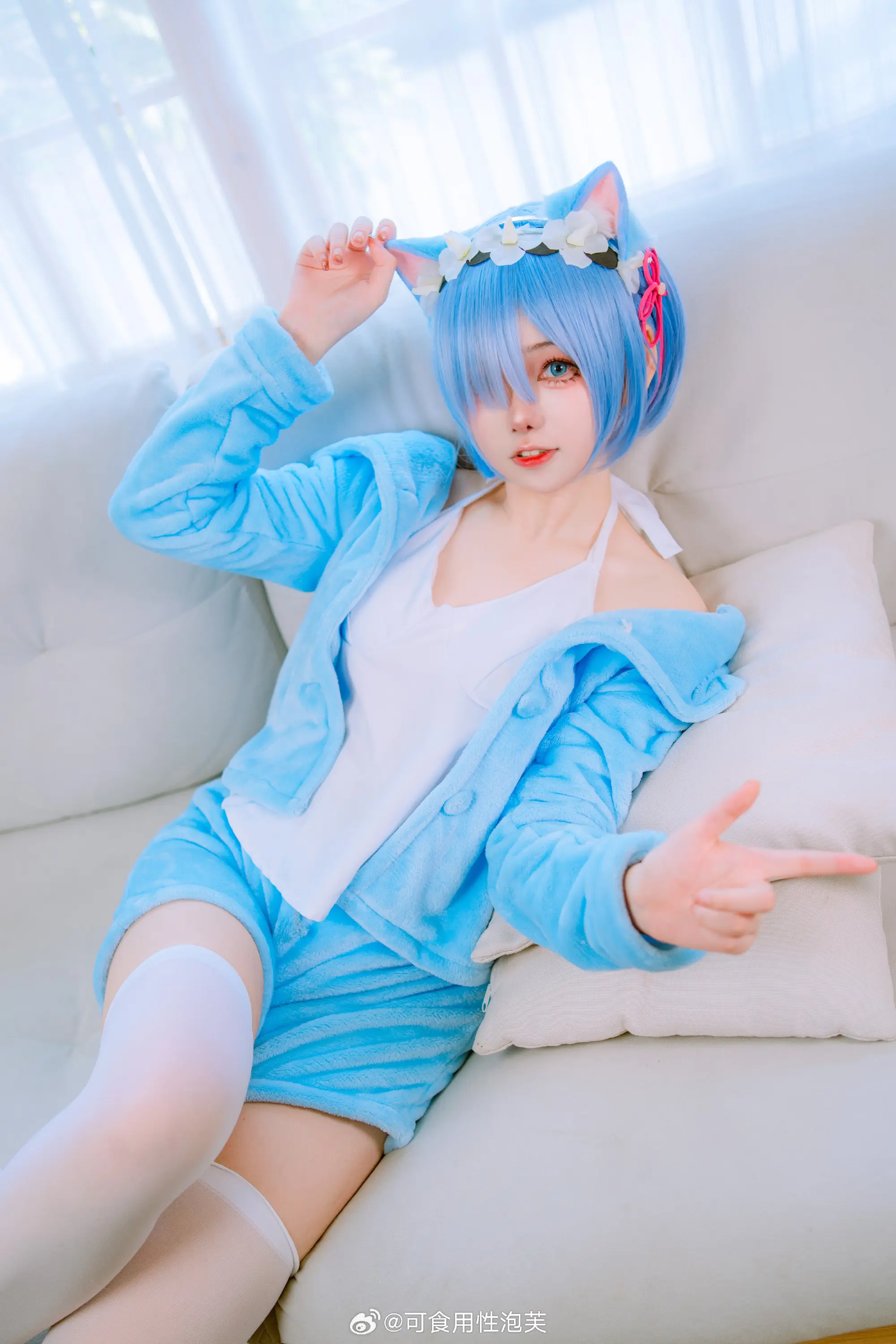 cosplay re0 蕾姆@一大碗杏仁豆腐 COSPLAY-第8张