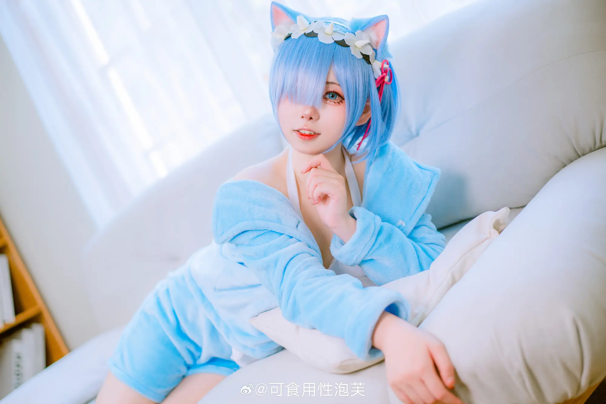 cosplay re0 蕾姆@一大碗杏仁豆腐 COSPLAY-第9张