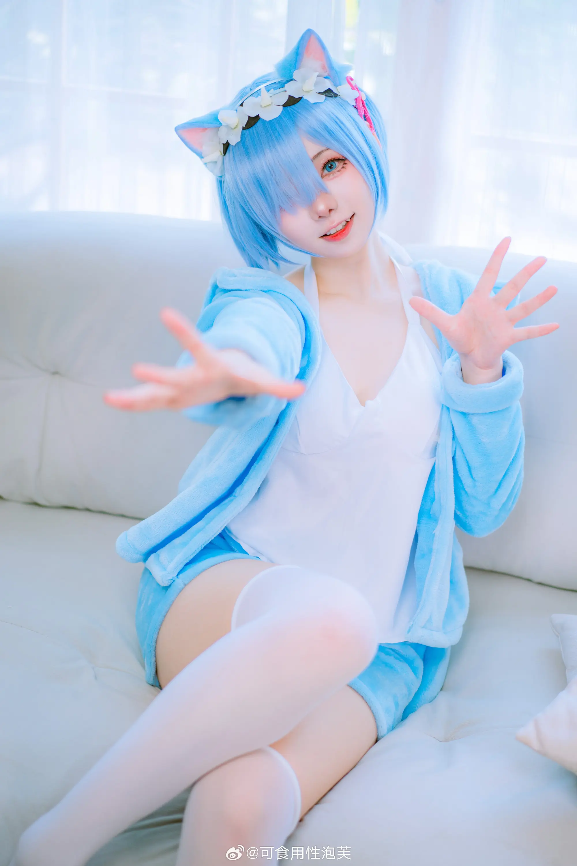 cosplay re0 蕾姆@一大碗杏仁豆腐 COSPLAY-第3张