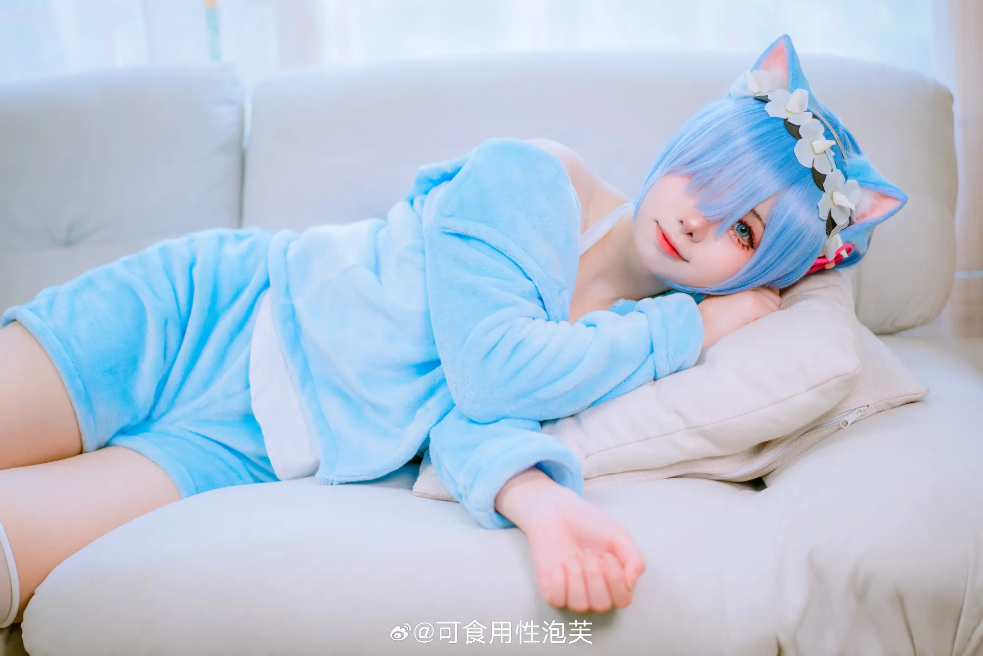 cosplay re0 蕾姆@一大碗杏仁豆腐 COSPLAY-第4张