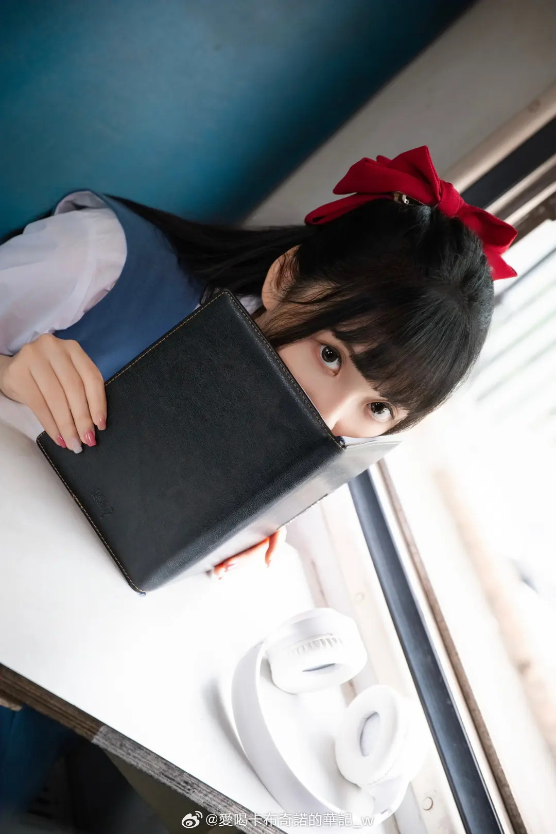 好想看你穿jk的样子 夕阳西下🌇～小Q在回家的路途吖🚂💨💨💨@淘澄飞跌 COSPLAY-第2张