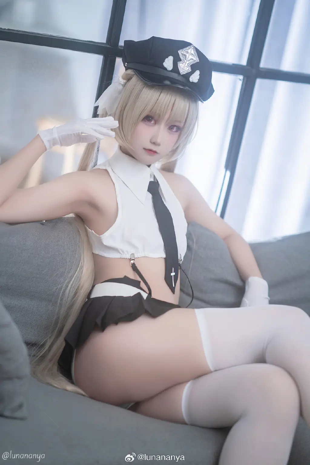 cosplay 终于cos了最爱的rurudo老师的女儿天使警察エル！ 天使警察エル@lunananya-公众号小姨ai