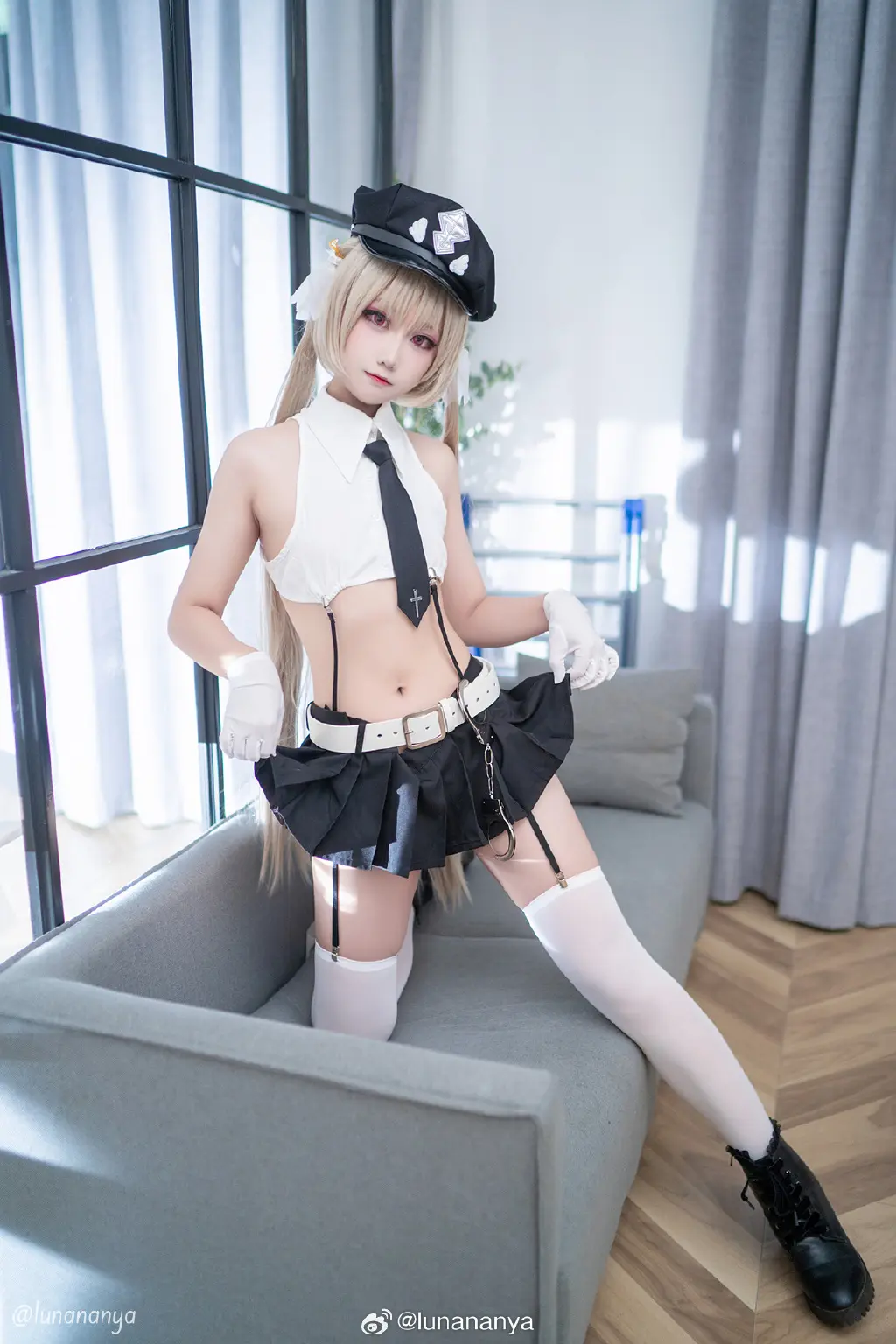 cosplay 终于cos了最爱的rurudo老师的女儿天使警察エル！ 天使警察エル@lunananya COSPLAY-第4张