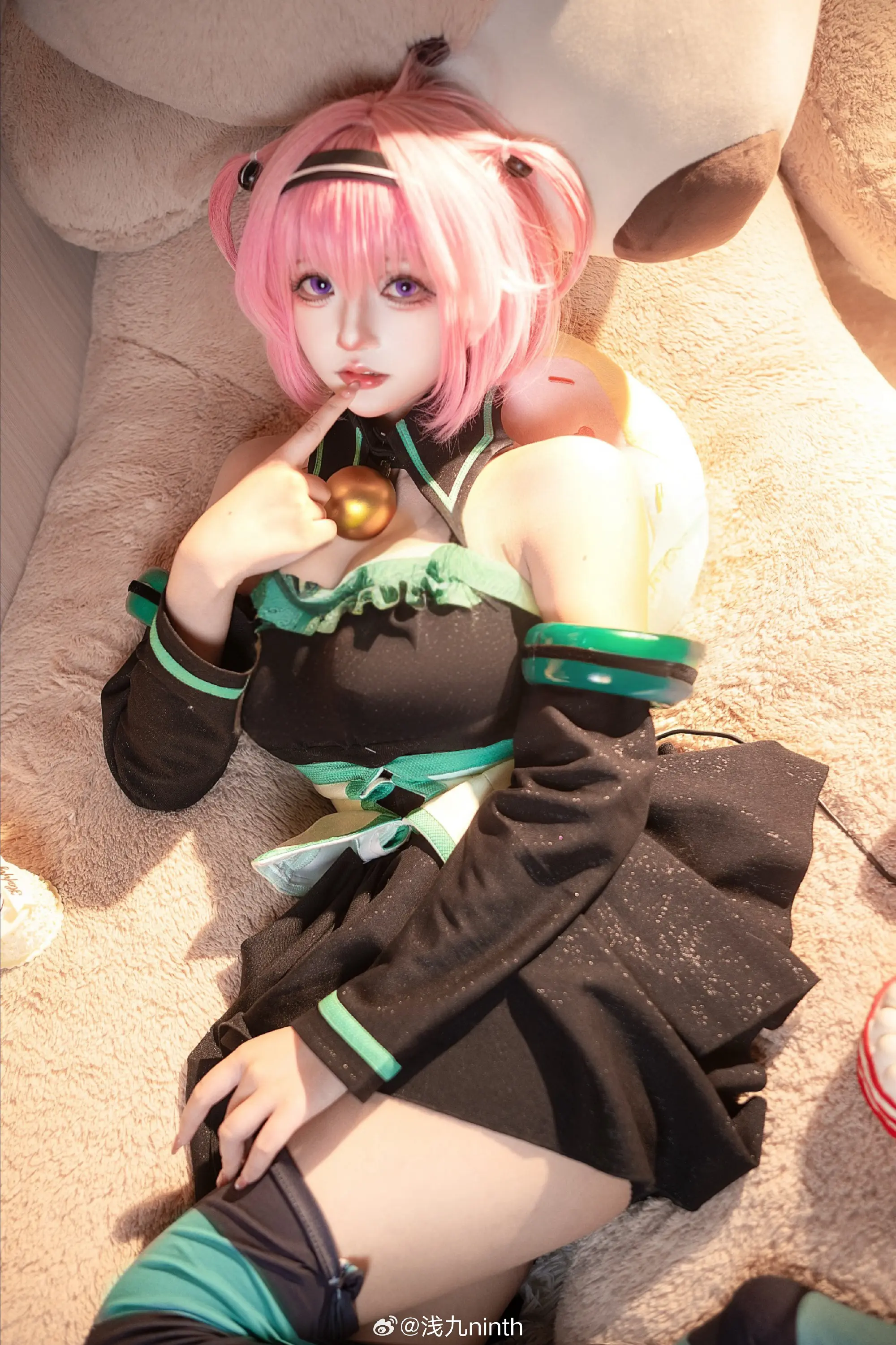 COSPLAY 碧蓝航线 出包王女darkness 梦梦❥@浅九ninth  娜娜❥@_彼晨又在睡觉-公众号小姨ai