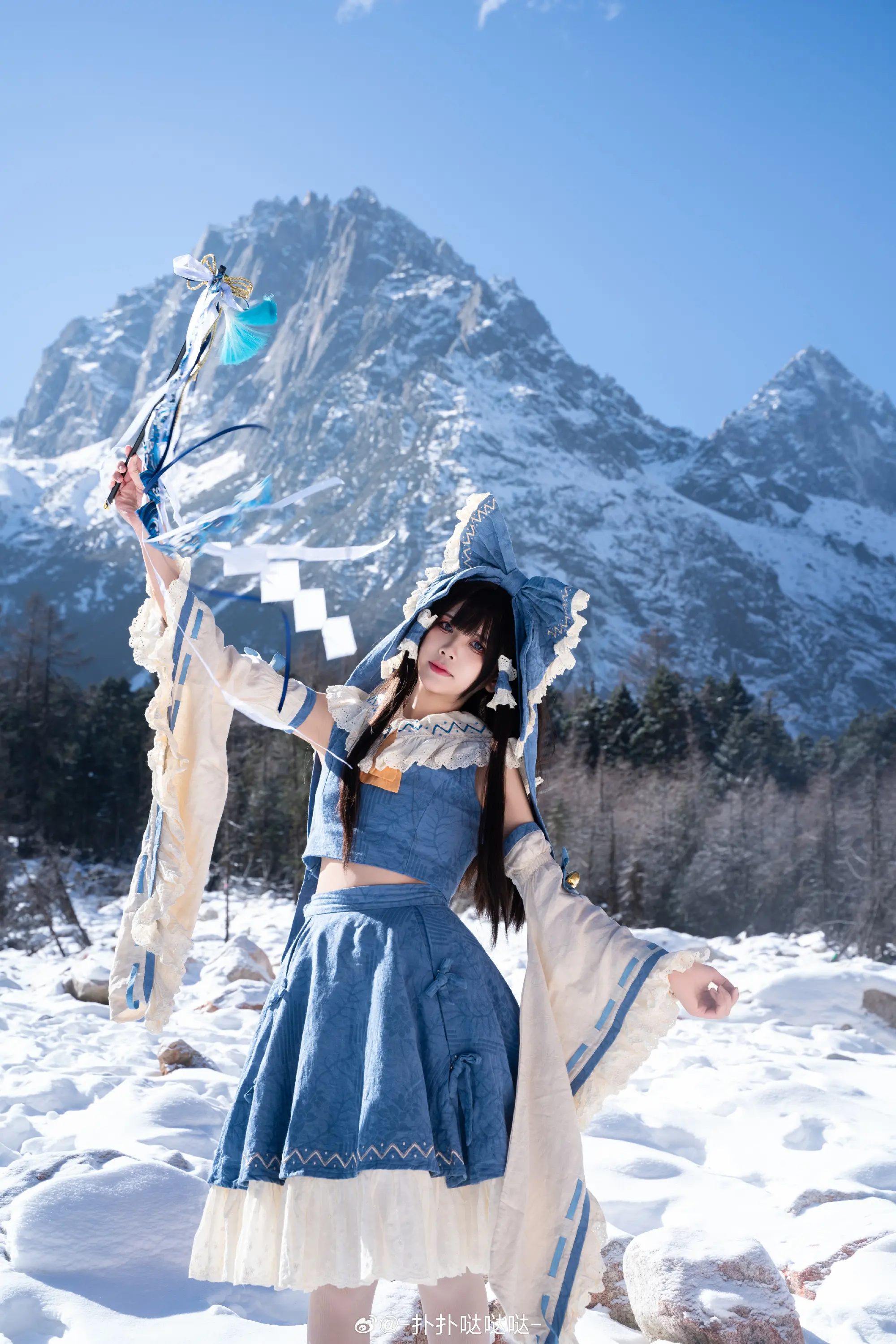 cosplay 东方project 青灵梦@-扑扑哒哒哒--公众号小姨ai