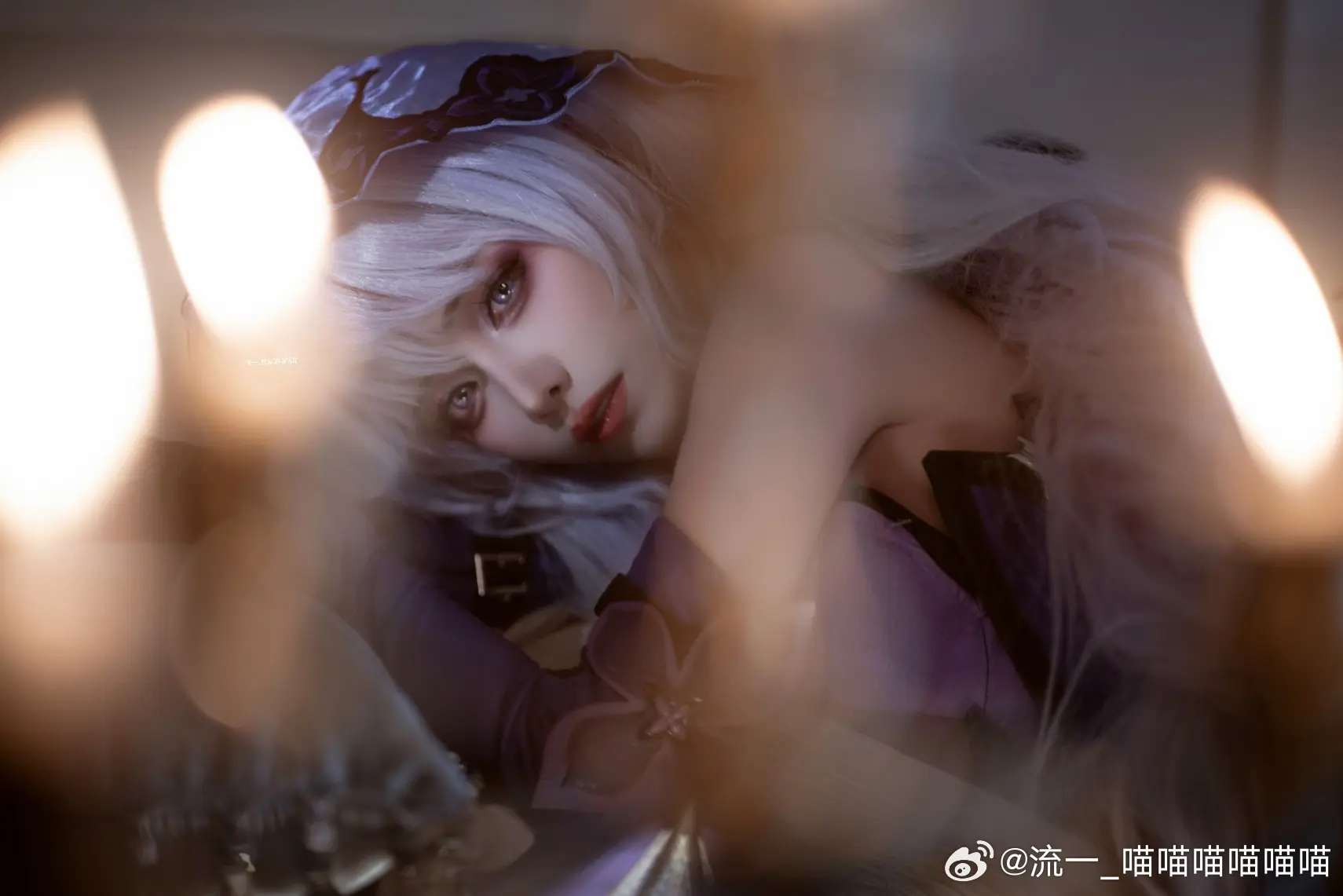 COSPLAY ✨「流光忆庭」的忆者，神秘优雅的占卜师✨ 崩坏星穹铁道 黑天鹅@流一_喵喵喵喵喵喵 COSPLAY-第3张