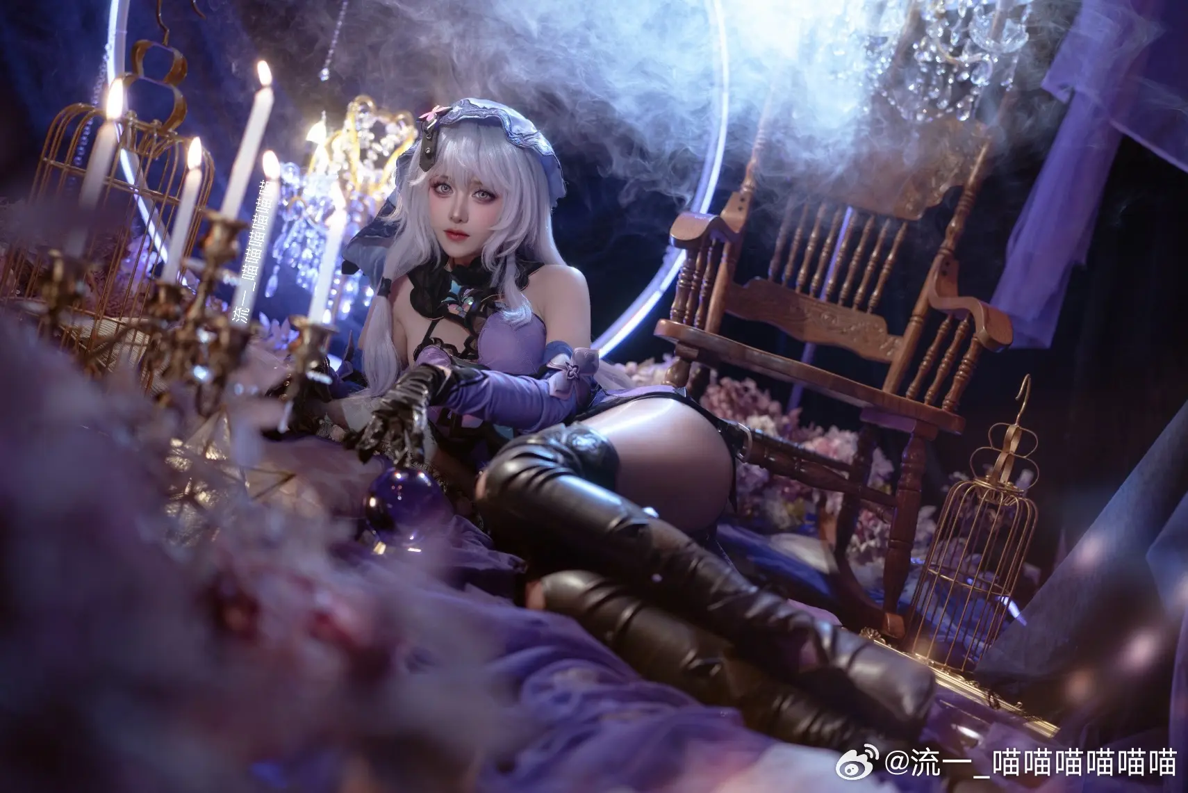 COSPLAY ✨「流光忆庭」的忆者，神秘优雅的占卜师✨ 崩坏星穹铁道 黑天鹅@流一_喵喵喵喵喵喵 COSPLAY-第6张