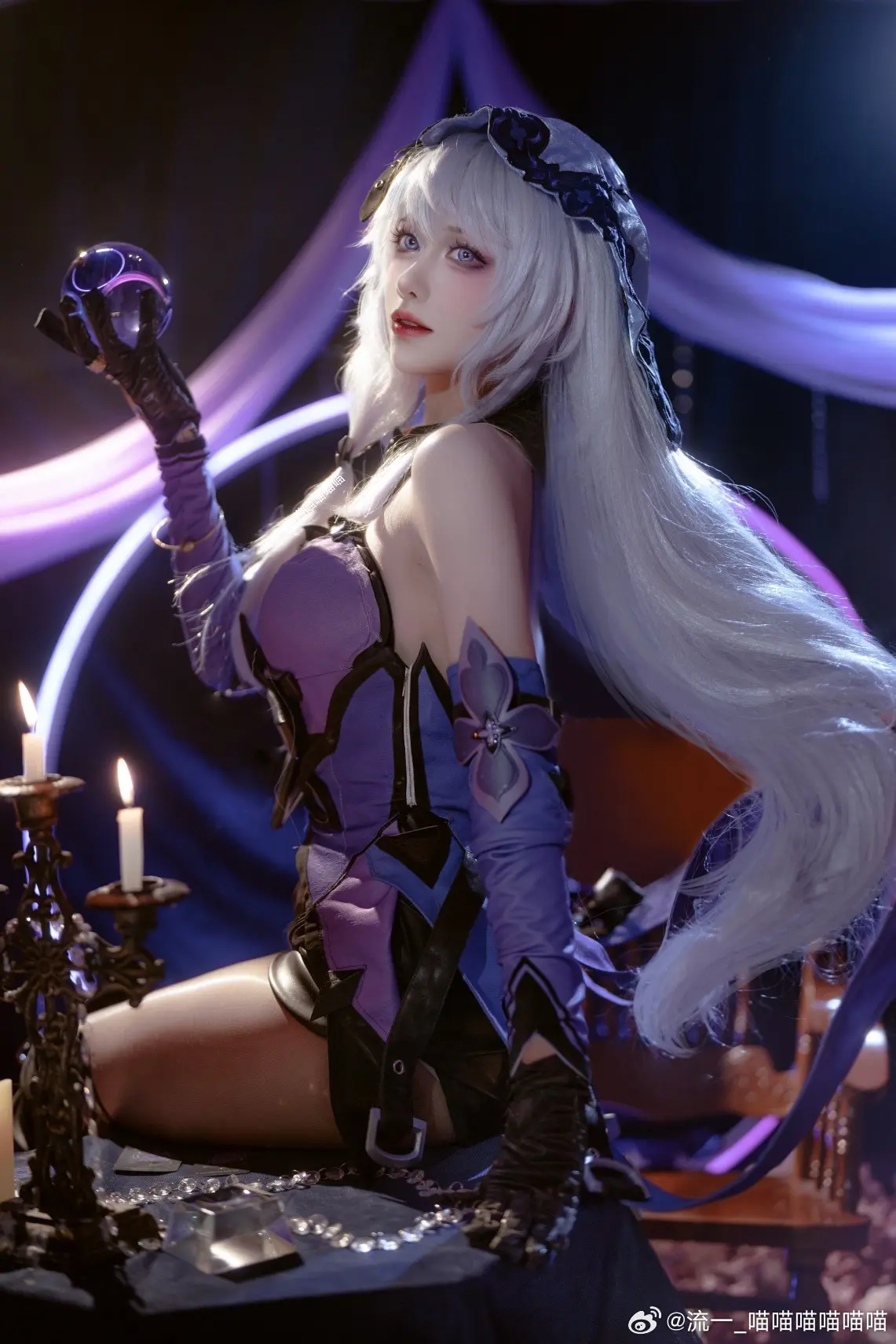 COSPLAY ✨「流光忆庭」的忆者，神秘优雅的占卜师✨ 崩坏星穹铁道 黑天鹅@流一_喵喵喵喵喵喵 COSPLAY-第8张