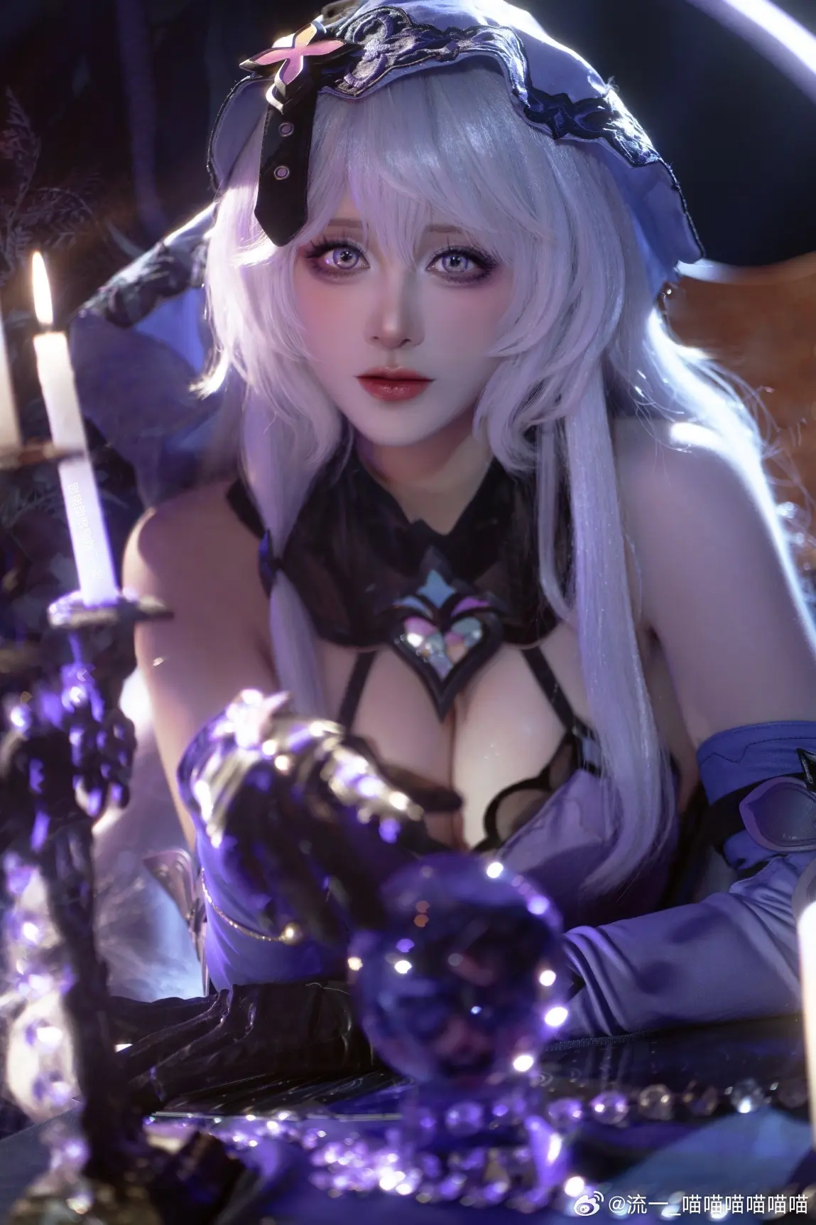 COSPLAY ✨「流光忆庭」的忆者，神秘优雅的占卜师✨ 崩坏星穹铁道 黑天鹅@流一_喵喵喵喵喵喵 COSPLAY-第13张
