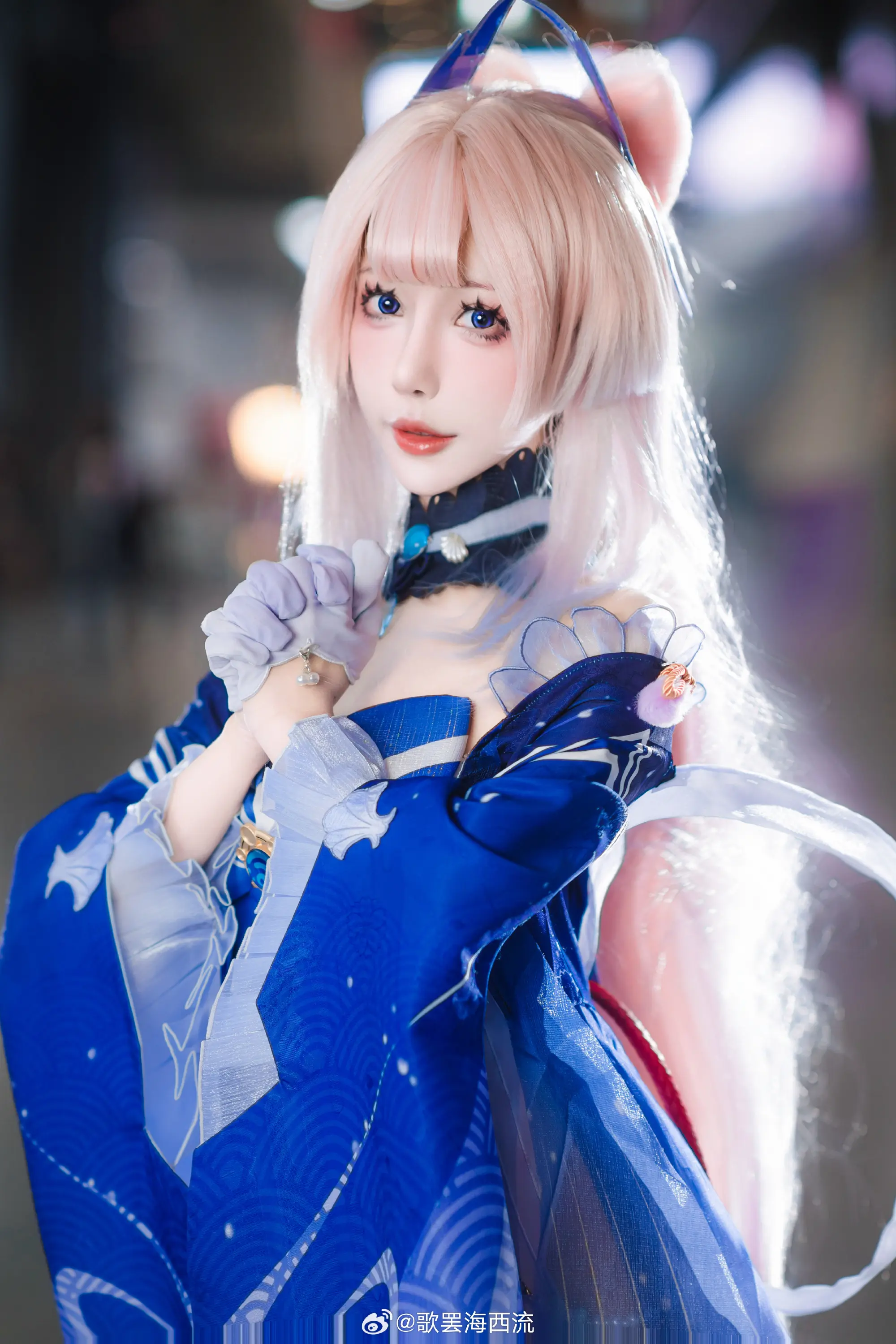 COSPLAY 泽月真仙女 心海美如画 原神 珊瑚宫心海@-仙女月--公众号小姨ai
