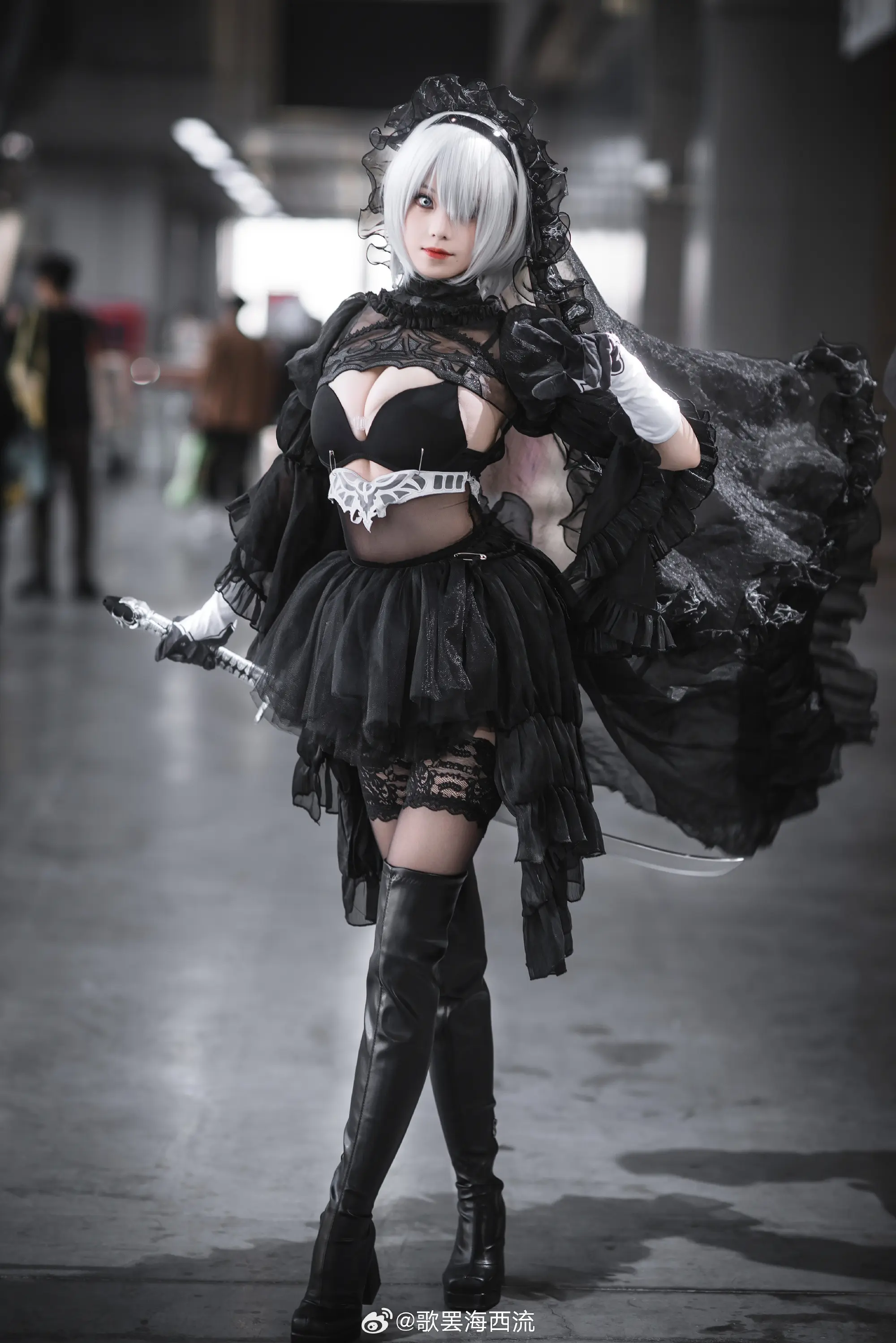 COSPLAY 尼尔:机械纪元 2b@猫个裘裘子 ​​​ COSPLAY-第3张