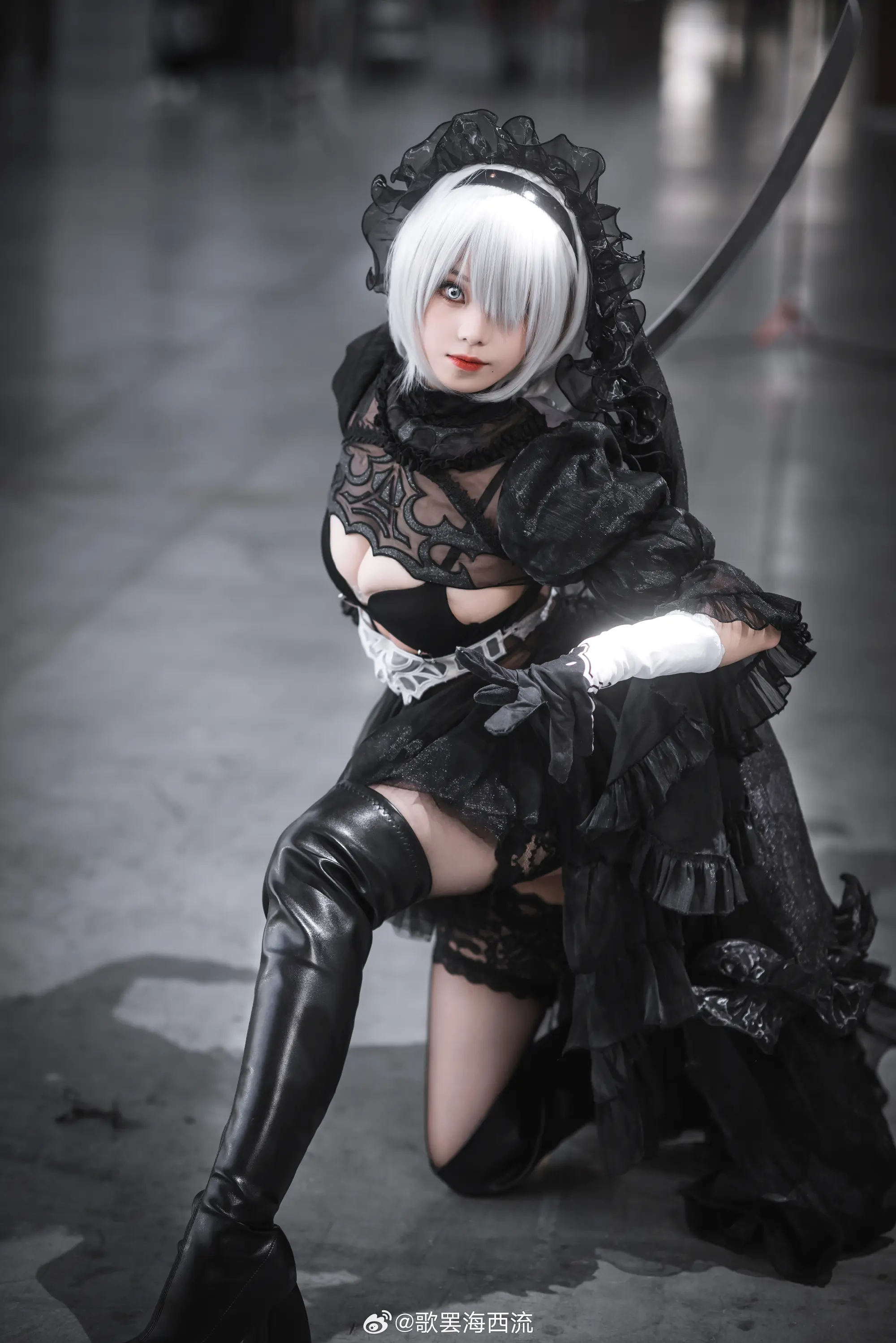 COSPLAY 尼尔:机械纪元 2b@猫个裘裘子 ​​​ COSPLAY-第11张