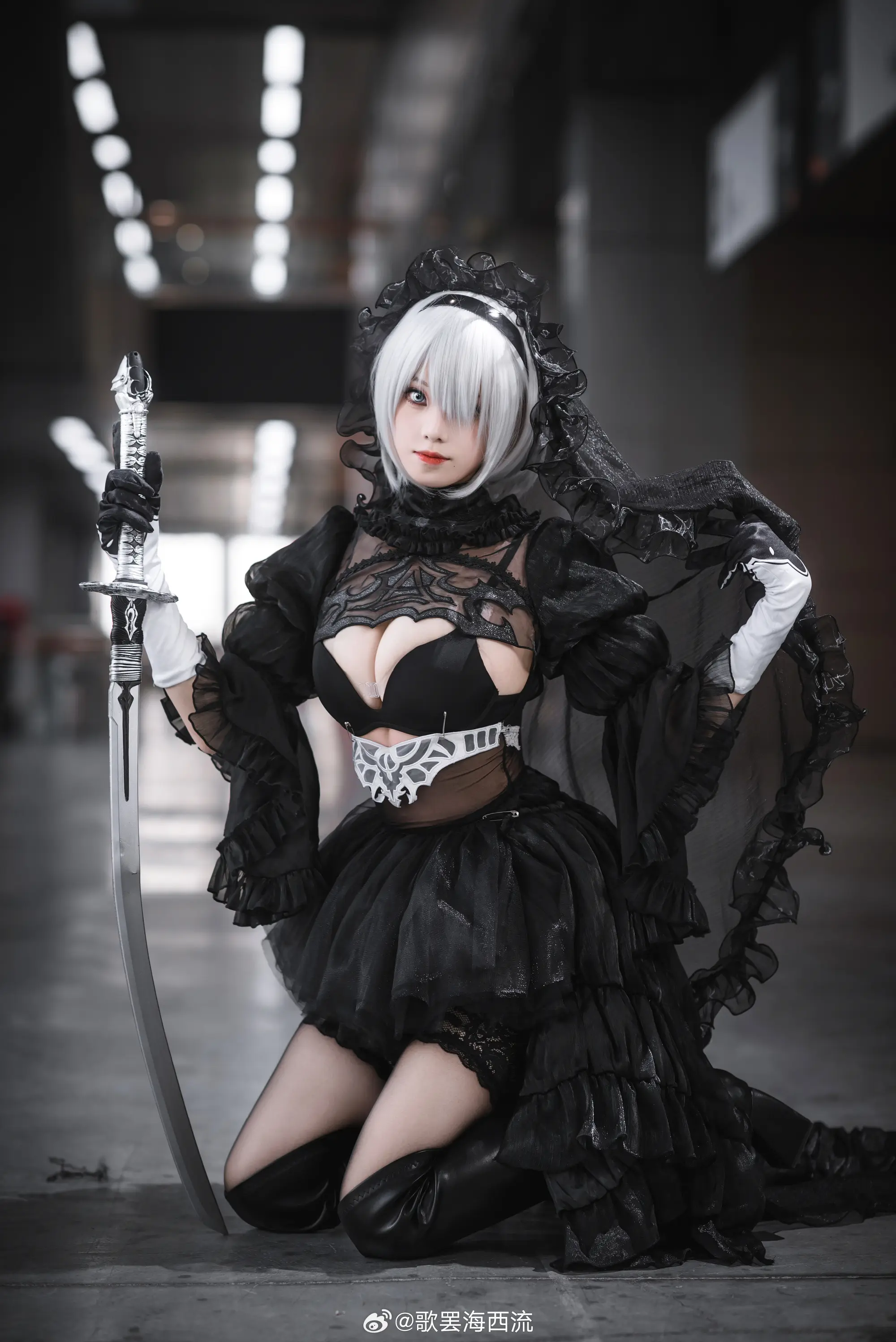 COSPLAY 尼尔:机械纪元 2b@猫个裘裘子 ​​​ COSPLAY-第6张