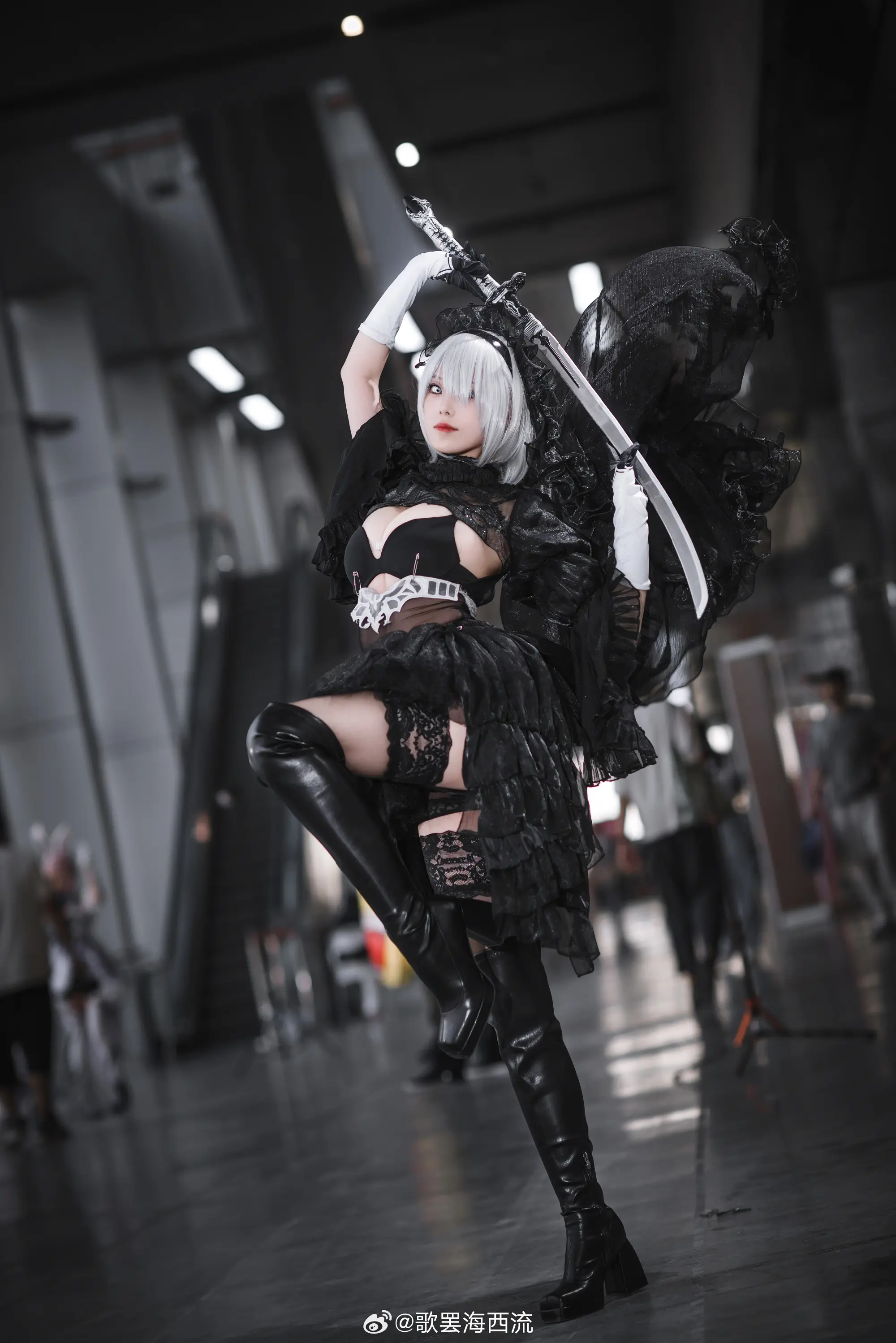 COSPLAY 尼尔:机械纪元 2b@猫个裘裘子 ​​​ COSPLAY-第2张