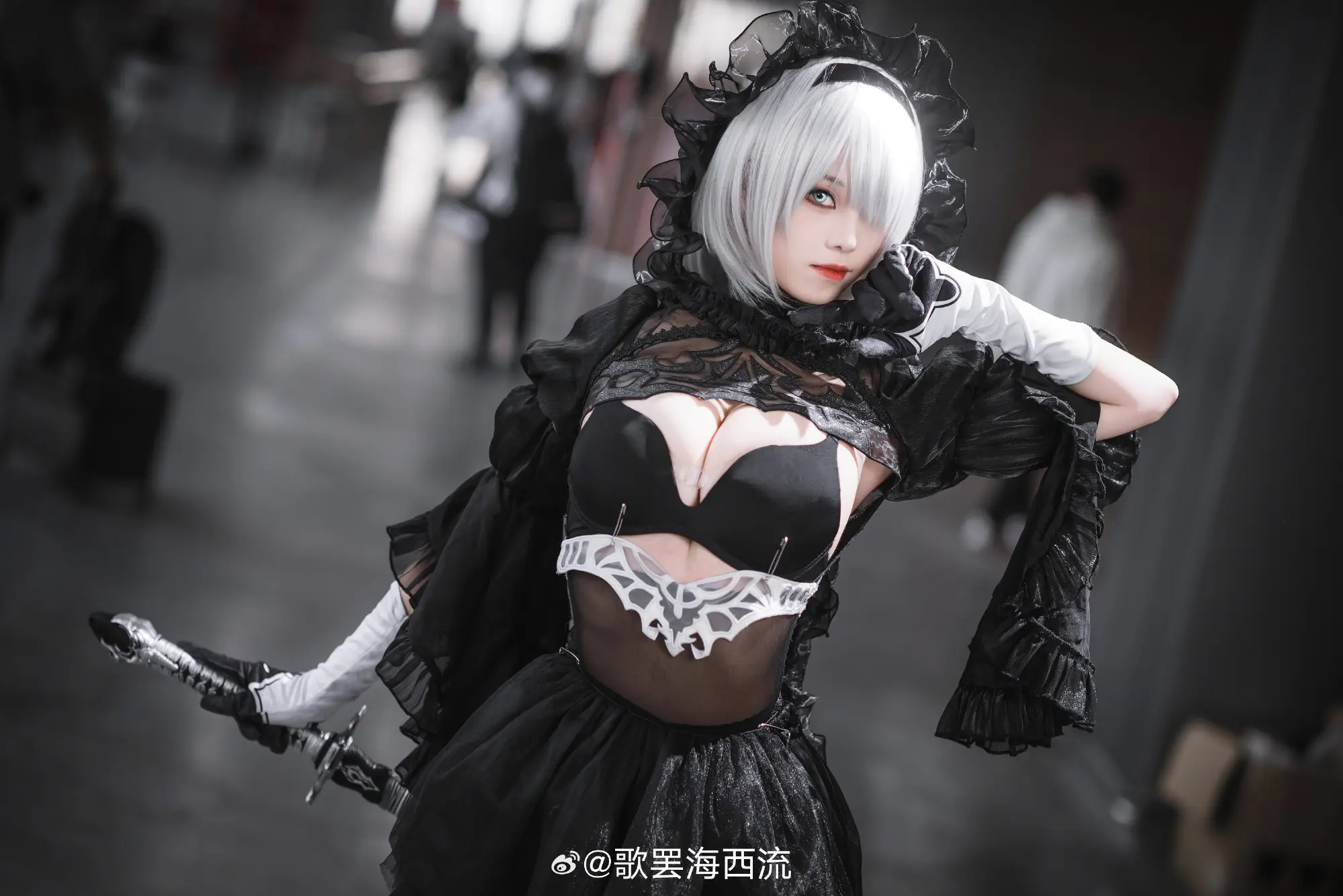 COSPLAY 尼尔:机械纪元 2b@猫个裘裘子 ​​​ COSPLAY-第10张