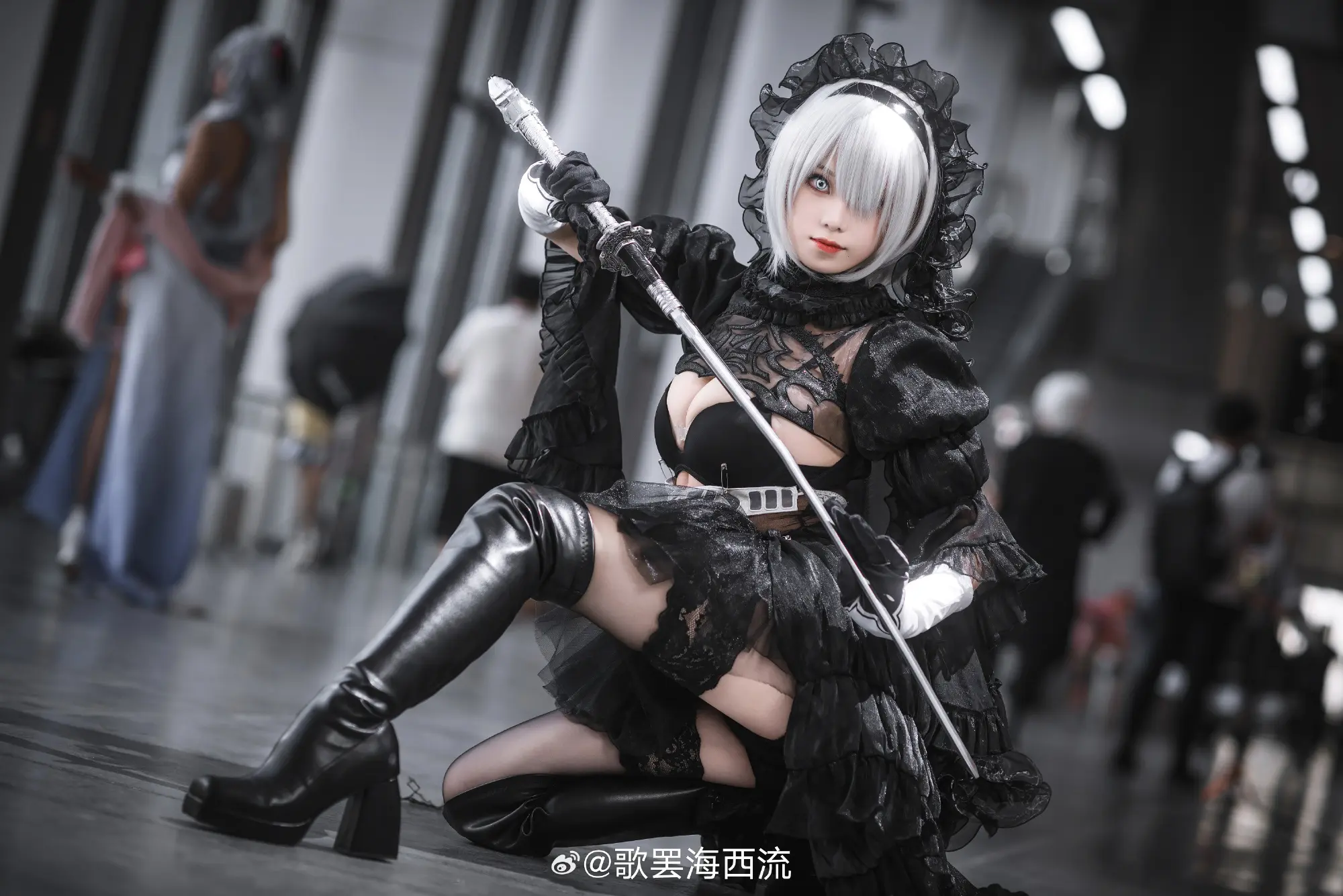 COSPLAY 尼尔:机械纪元 2b@猫个裘裘子 ​​​ COSPLAY-第8张