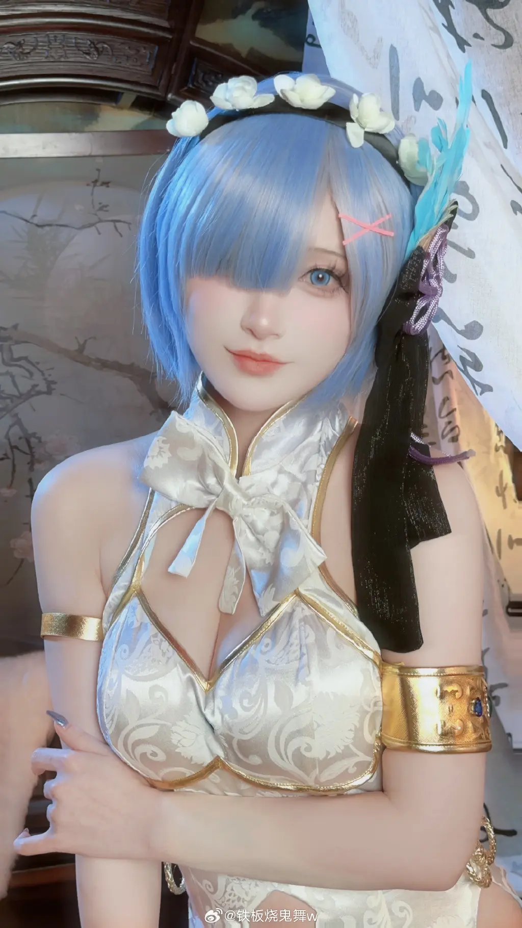 cosplay 如果真爱有颜色，那么一定是_____ 蕾姆@铁板烧鬼舞w COSPLAY-第2张