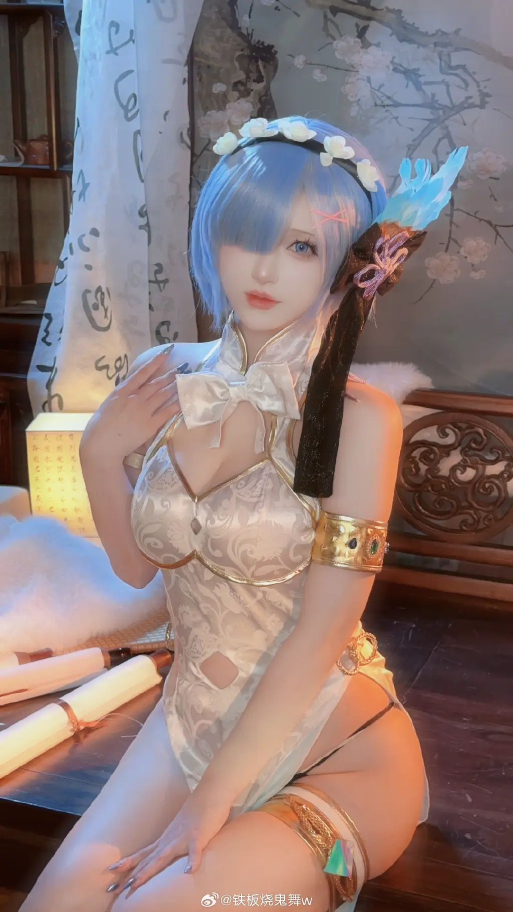 cosplay 如果真爱有颜色，那么一定是_____ 蕾姆@铁板烧鬼舞w COSPLAY-第6张