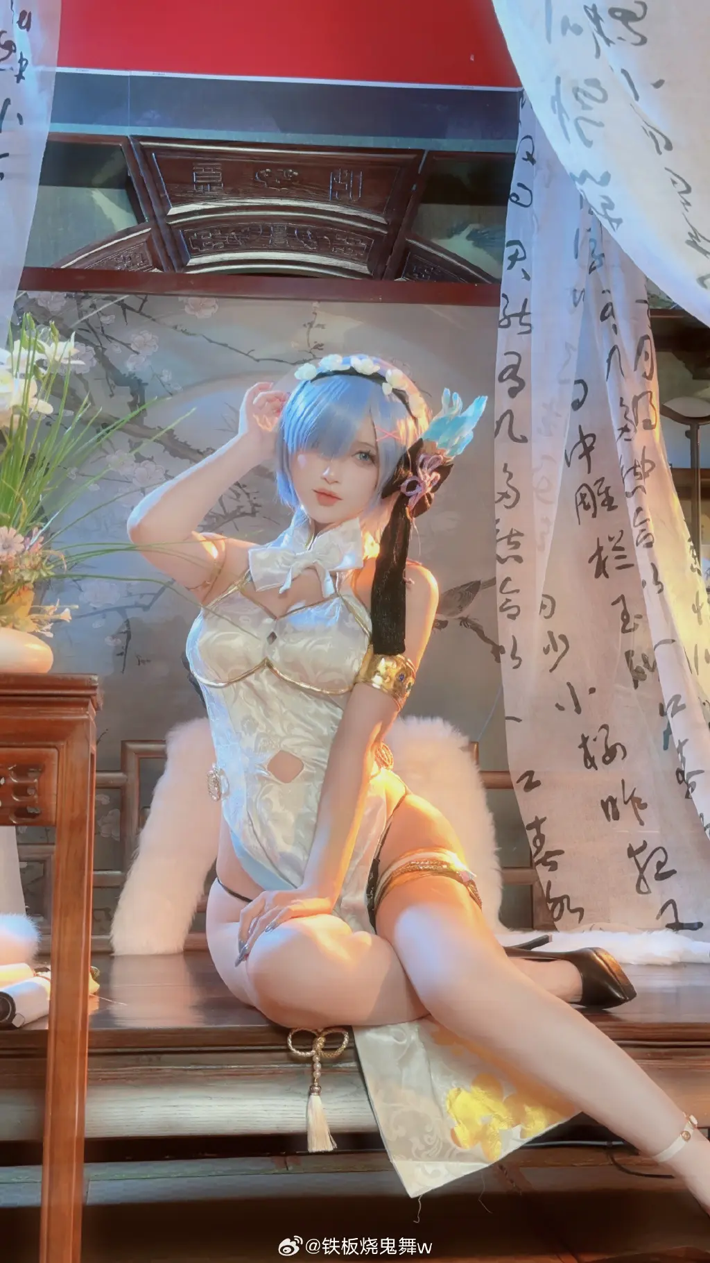 cosplay 如果真爱有颜色，那么一定是_____ 蕾姆@铁板烧鬼舞w COSPLAY-第9张