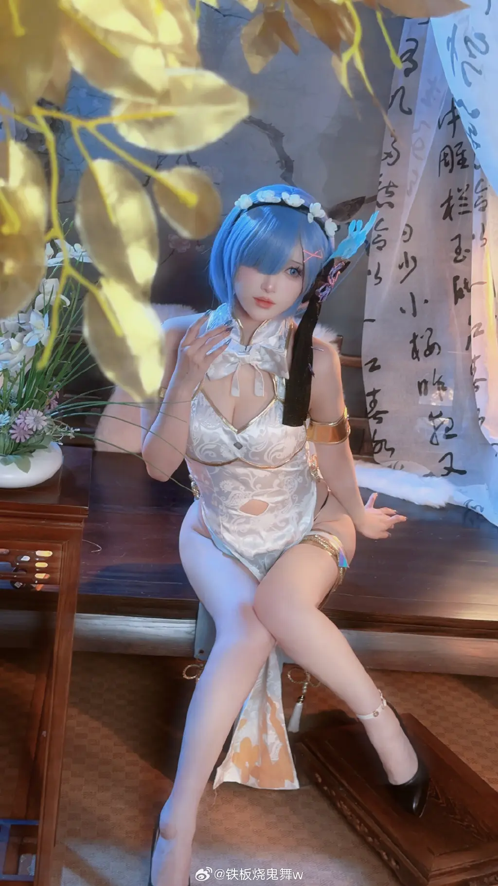 cosplay 如果真爱有颜色，那么一定是_____ 蕾姆@铁板烧鬼舞w COSPLAY-第11张