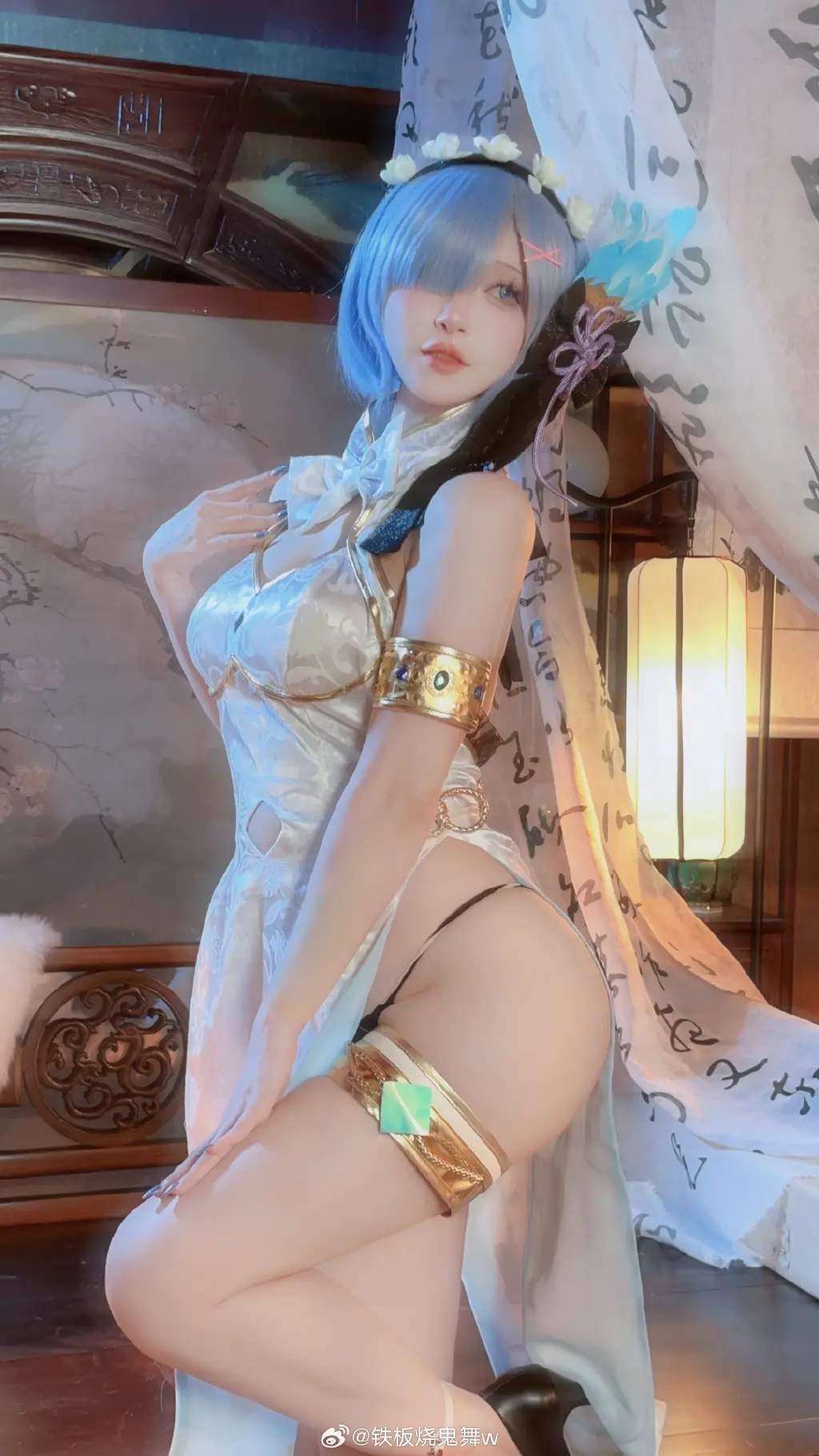 cosplay 如果真爱有颜色，那么一定是_____ 蕾姆@铁板烧鬼舞w-公众号小姨ai