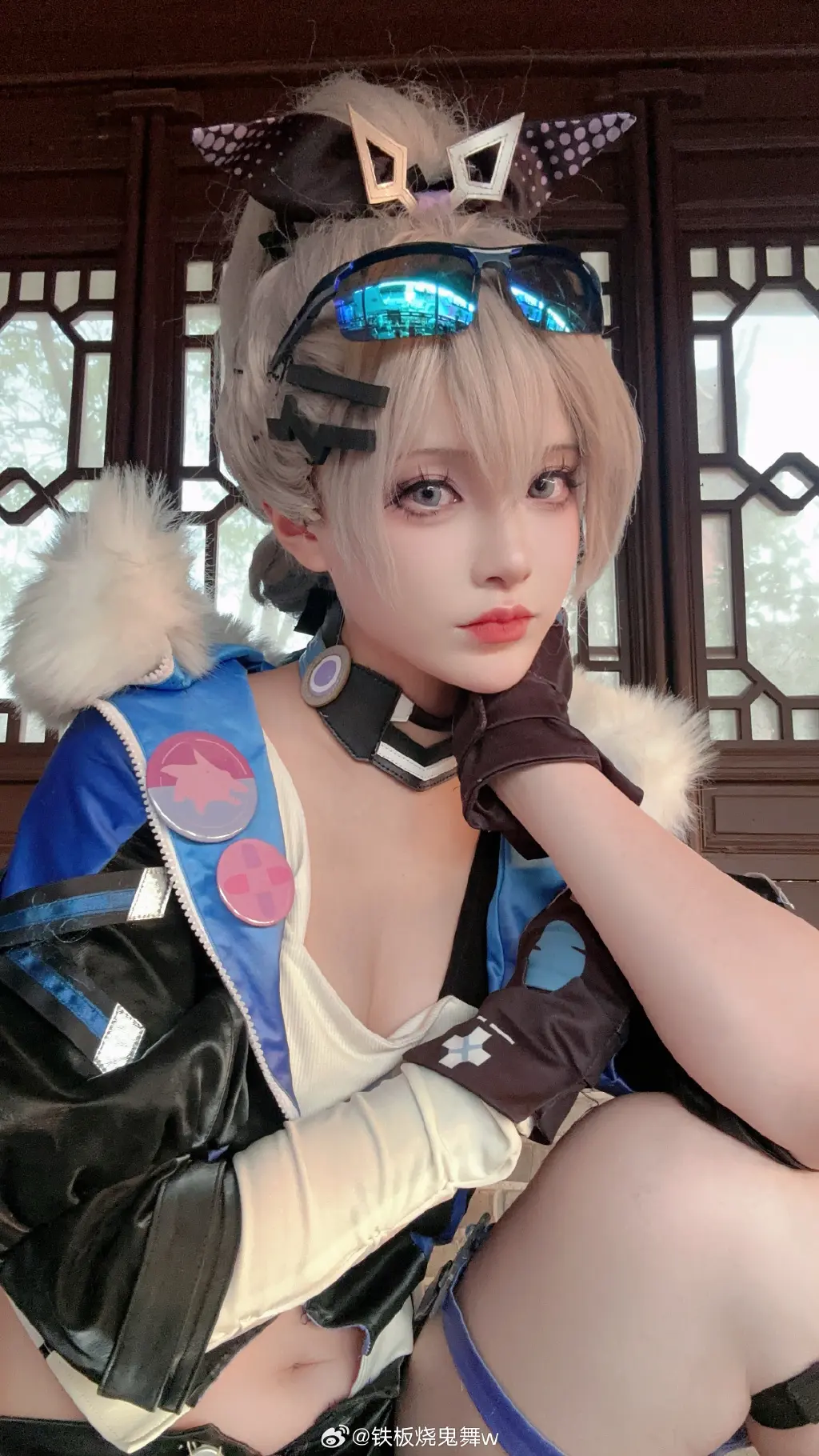cosplay P了就没有不发的道理，终于cos银狼了 崩坏星穹铁道@铁板烧鬼舞w COSPLAY-第3张