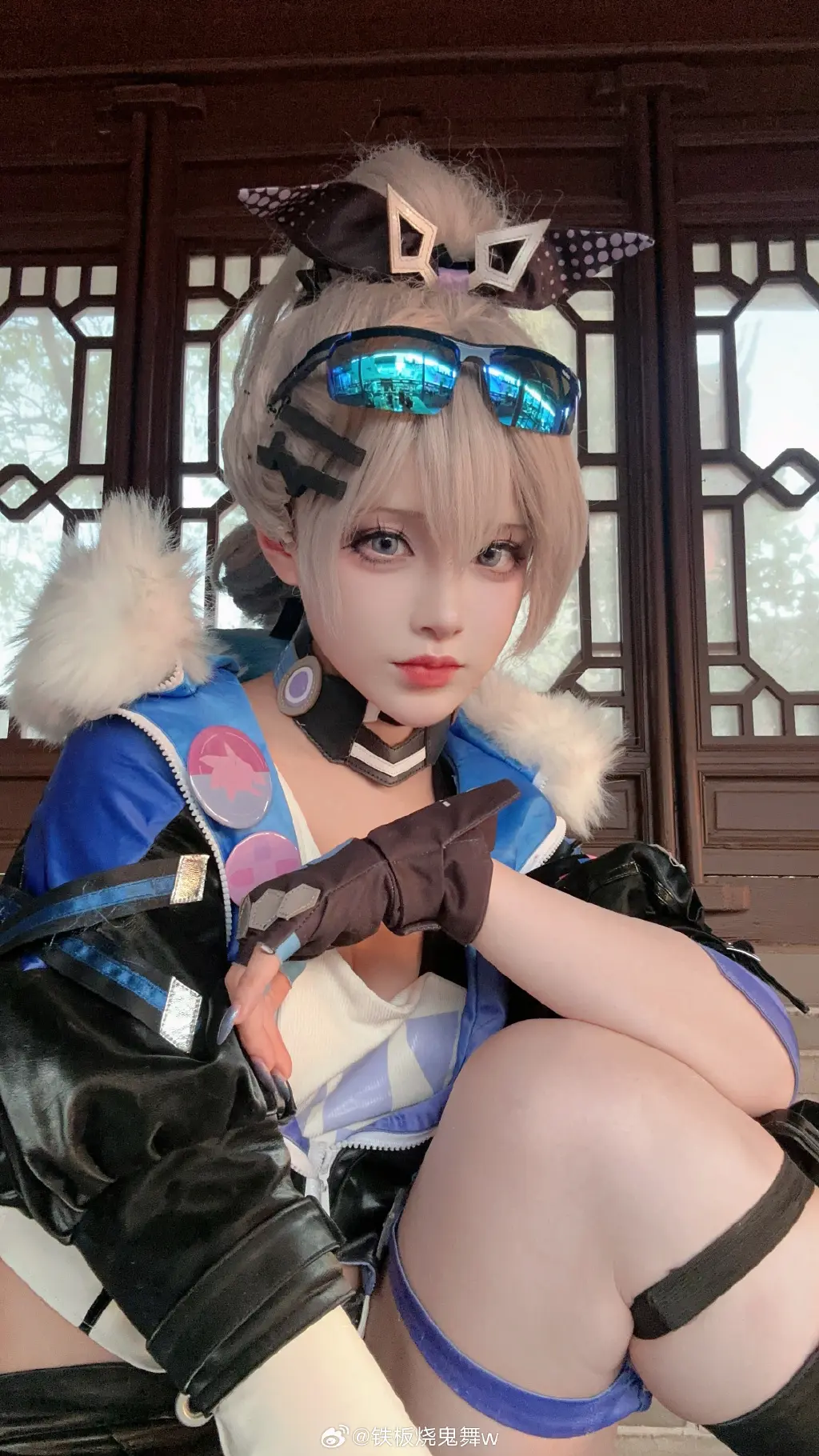 cosplay P了就没有不发的道理，终于cos银狼了 崩坏星穹铁道@铁板烧鬼舞w COSPLAY-第4张