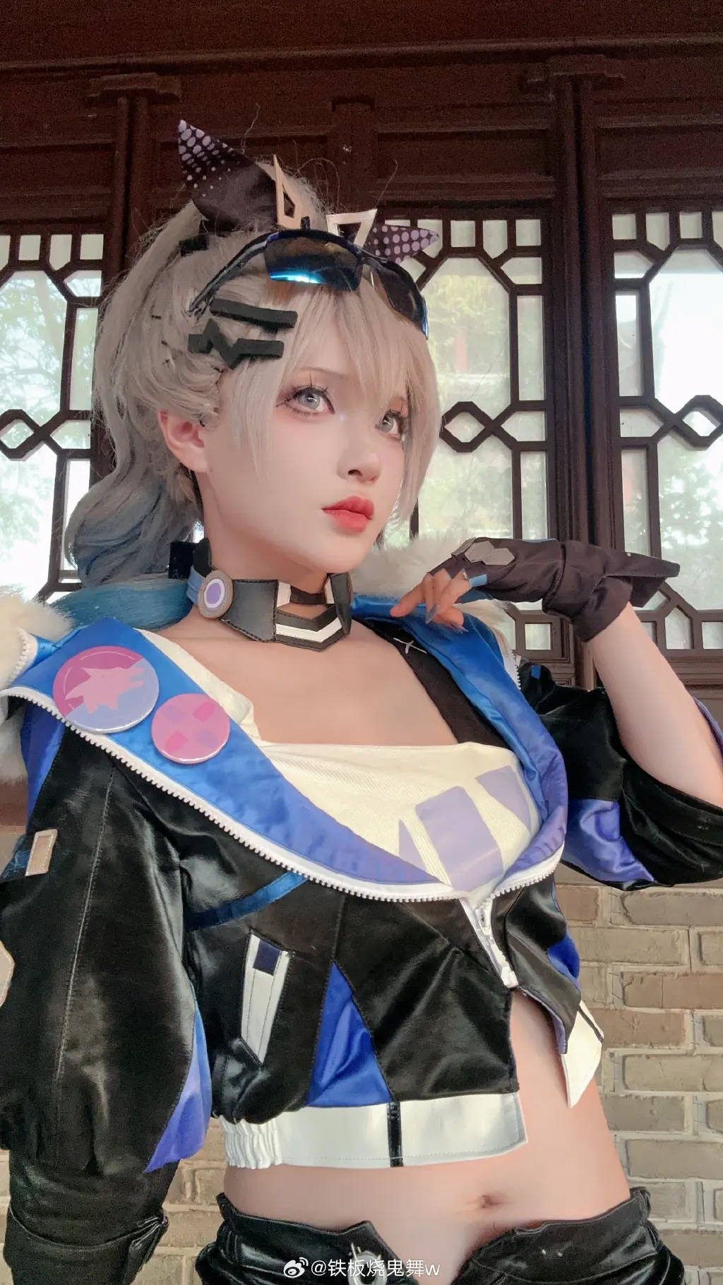 cosplay P了就没有不发的道理，终于cos银狼了 崩坏星穹铁道@铁板烧鬼舞w COSPLAY-第2张