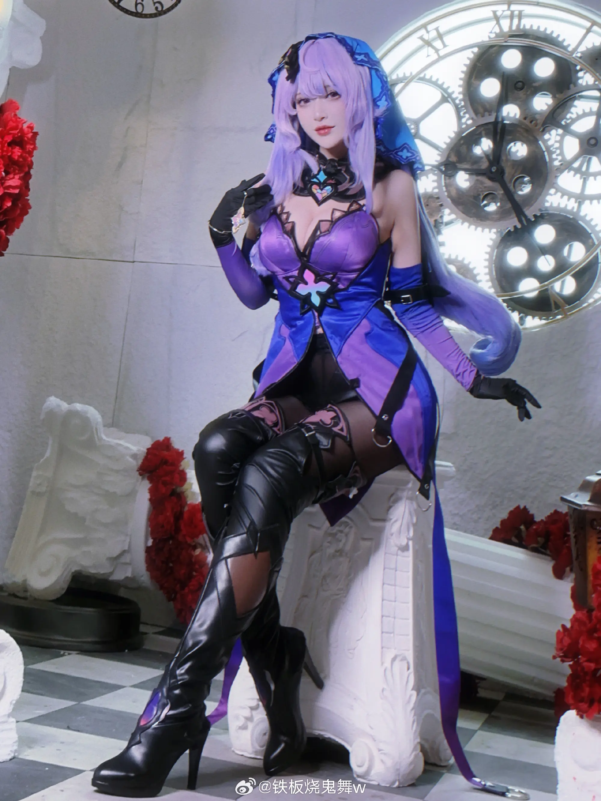 COSPLAY 芜！cos了黑天鹅喽！ 崩坏：星穹铁道 黑天鹅@铁板烧鬼舞w COSPLAY-第10张