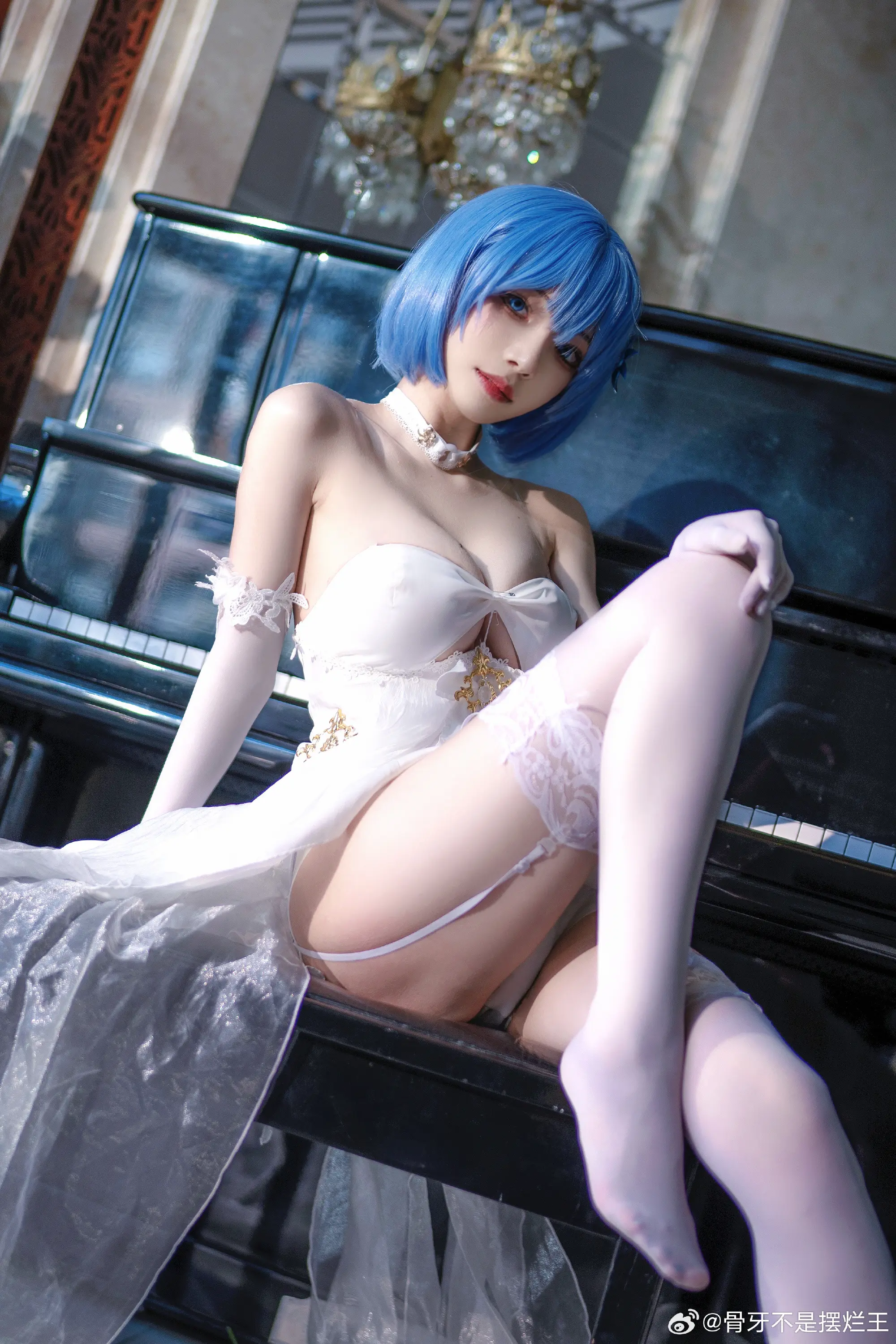 cosplay 碧蓝航线 恰巴耶夫.白骑兵的旋律@骨牙不是摆烂王-公众号小姨ai