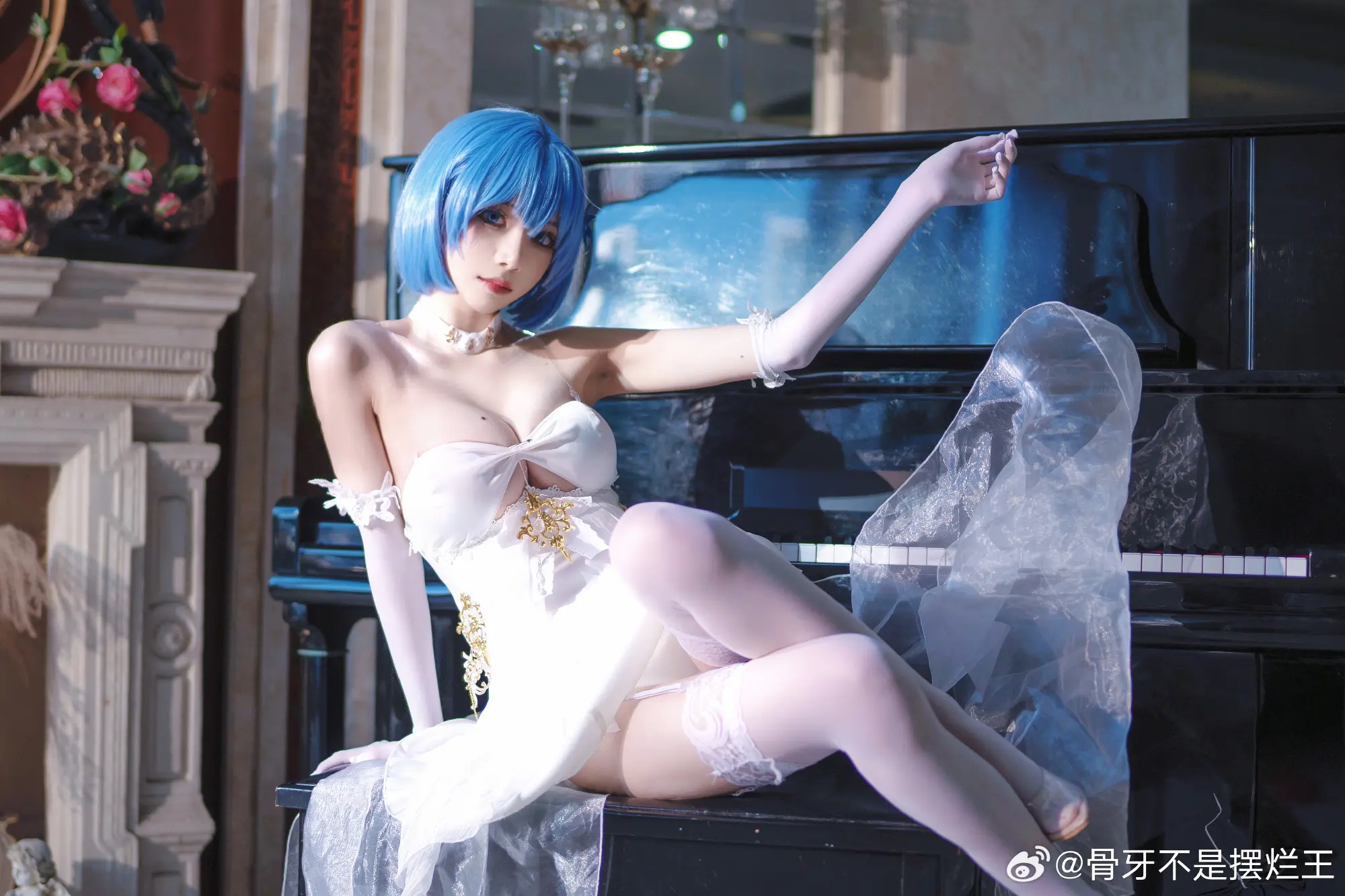 cosplay 碧蓝航线 恰巴耶夫.白骑兵的旋律@骨牙不是摆烂王 COSPLAY-第3张