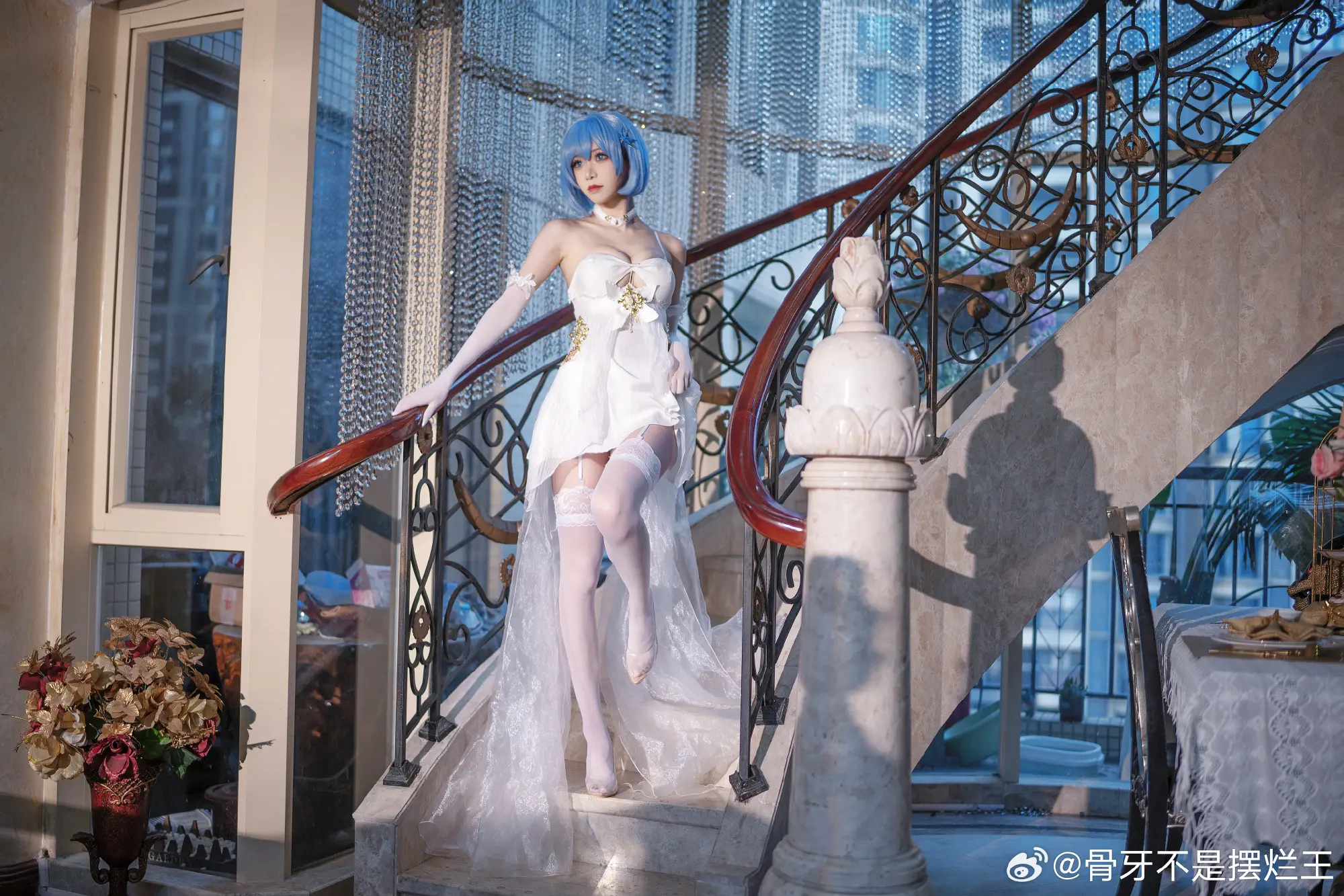 cosplay 碧蓝航线 恰巴耶夫.白骑兵的旋律@骨牙不是摆烂王 COSPLAY-第5张