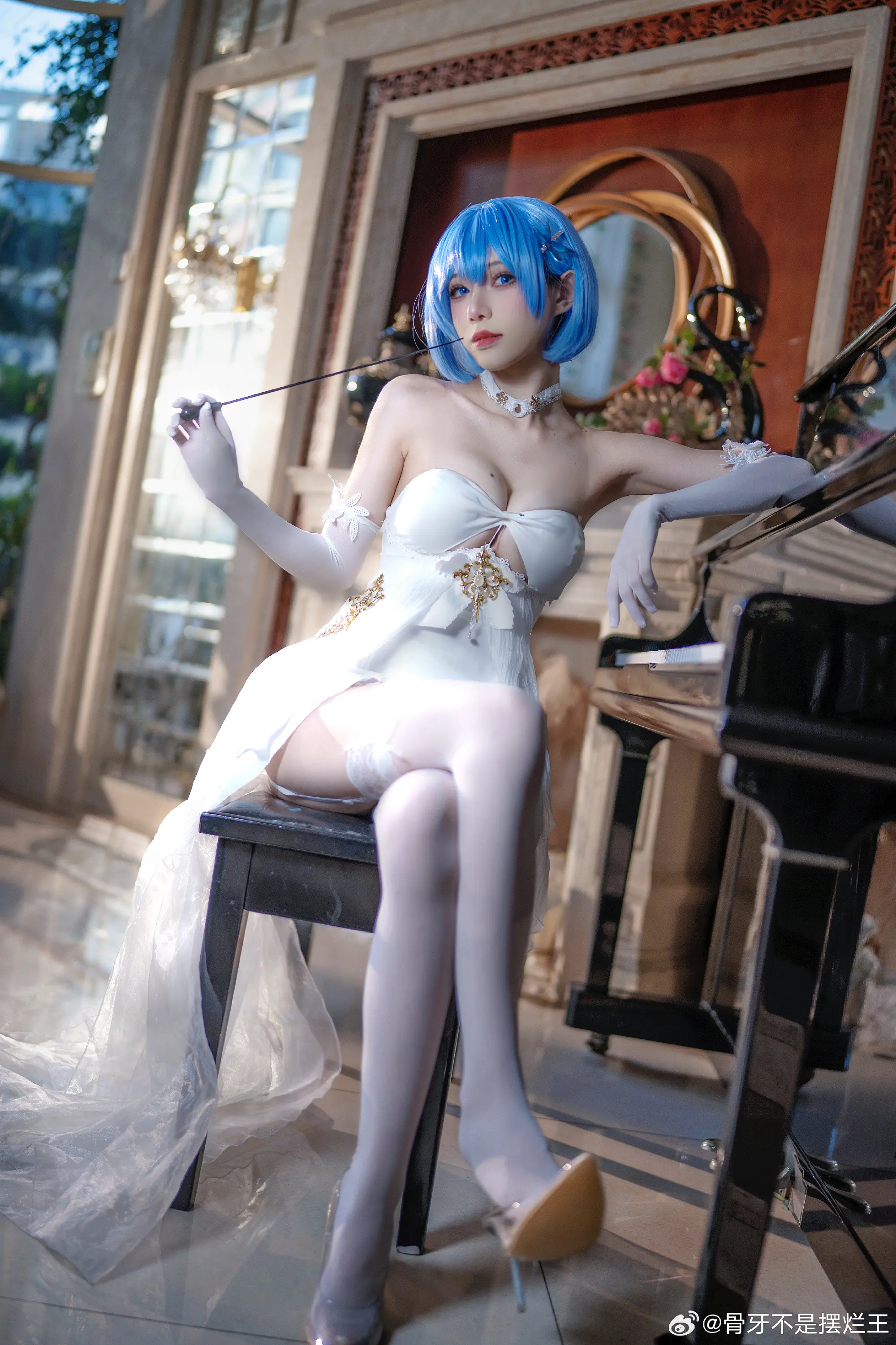cosplay 碧蓝航线 恰巴耶夫.白骑兵的旋律@骨牙不是摆烂王 COSPLAY-第6张