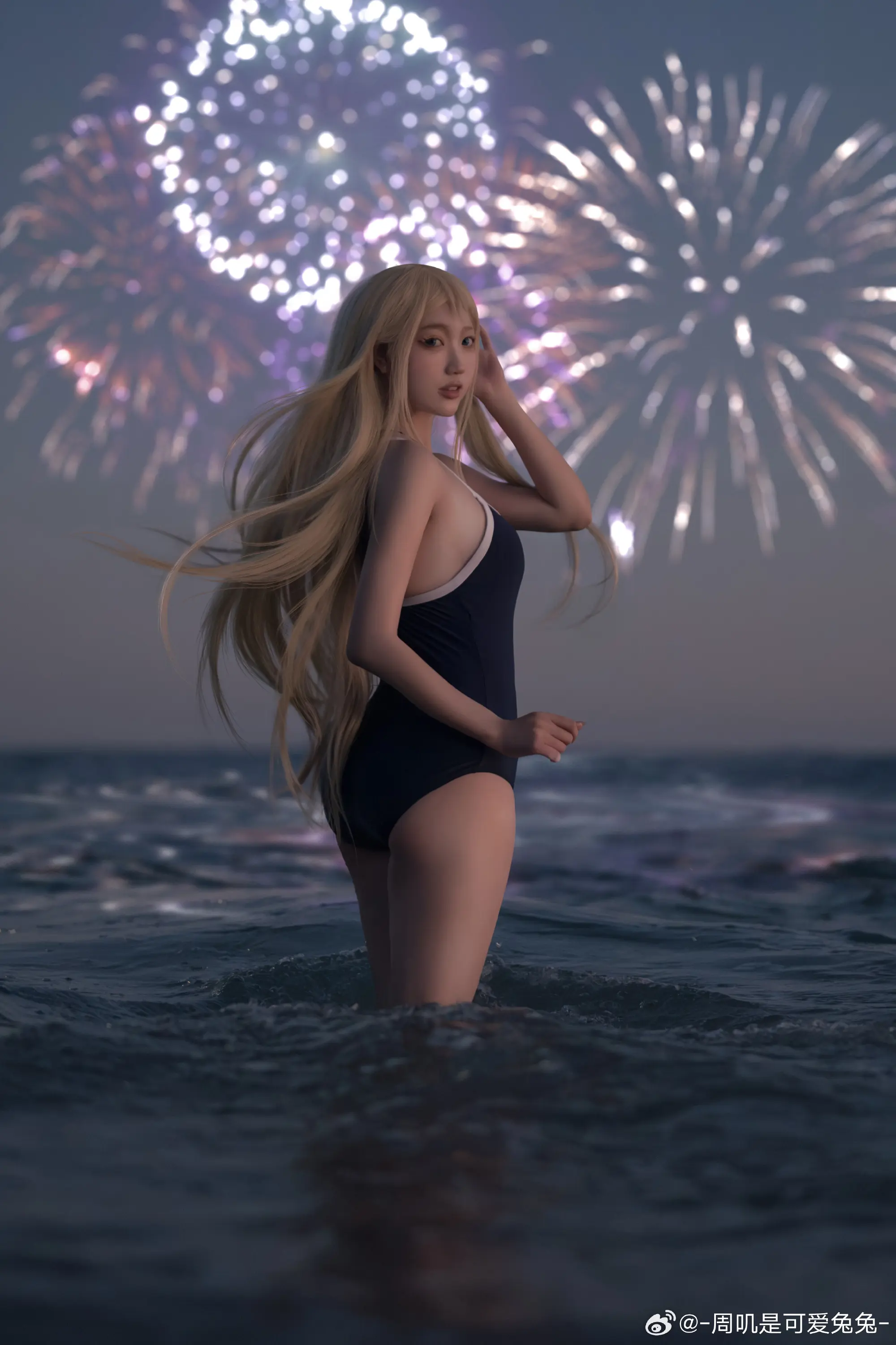 COSPLAY 夏日重现cos 小舟潮 小舟潮正片终于来啦！！@-周叽是可爱兔兔- COSPLAY-第9张