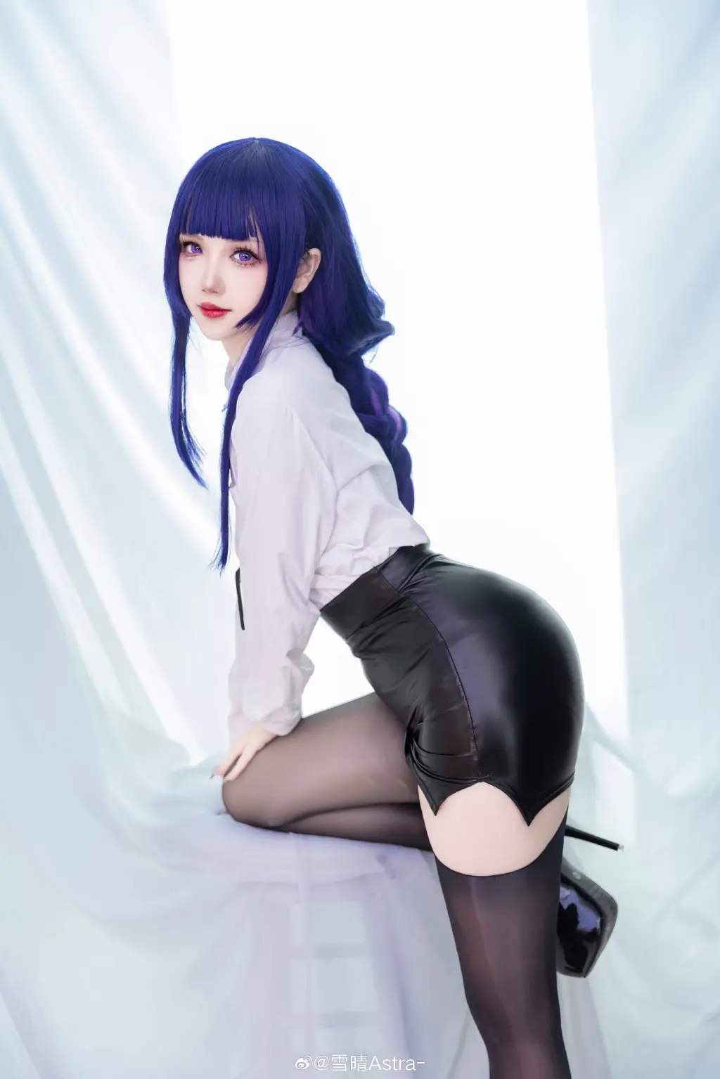 原神 发个雷电将军同人OL@雪晴Astra--公众号小姨ai