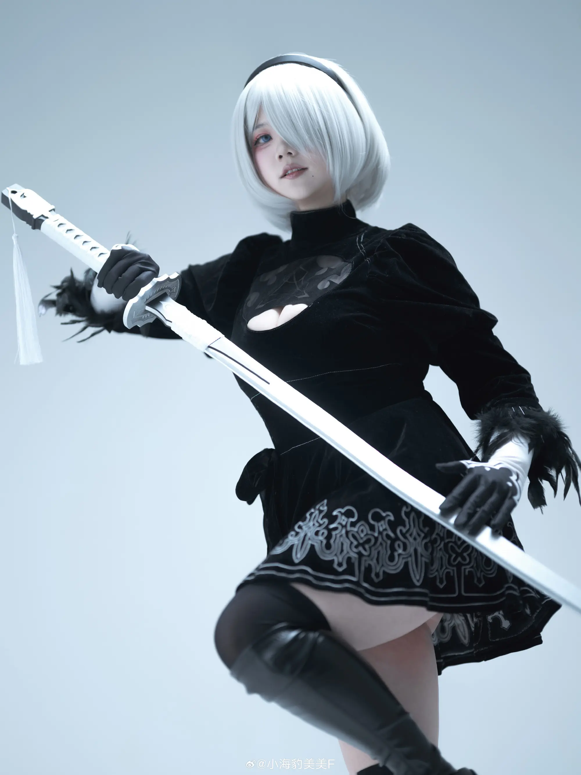 cosplay 愿人类荣光永存。 尼尔:机械纪元 2B@小海豹美美F-公众号小姨ai