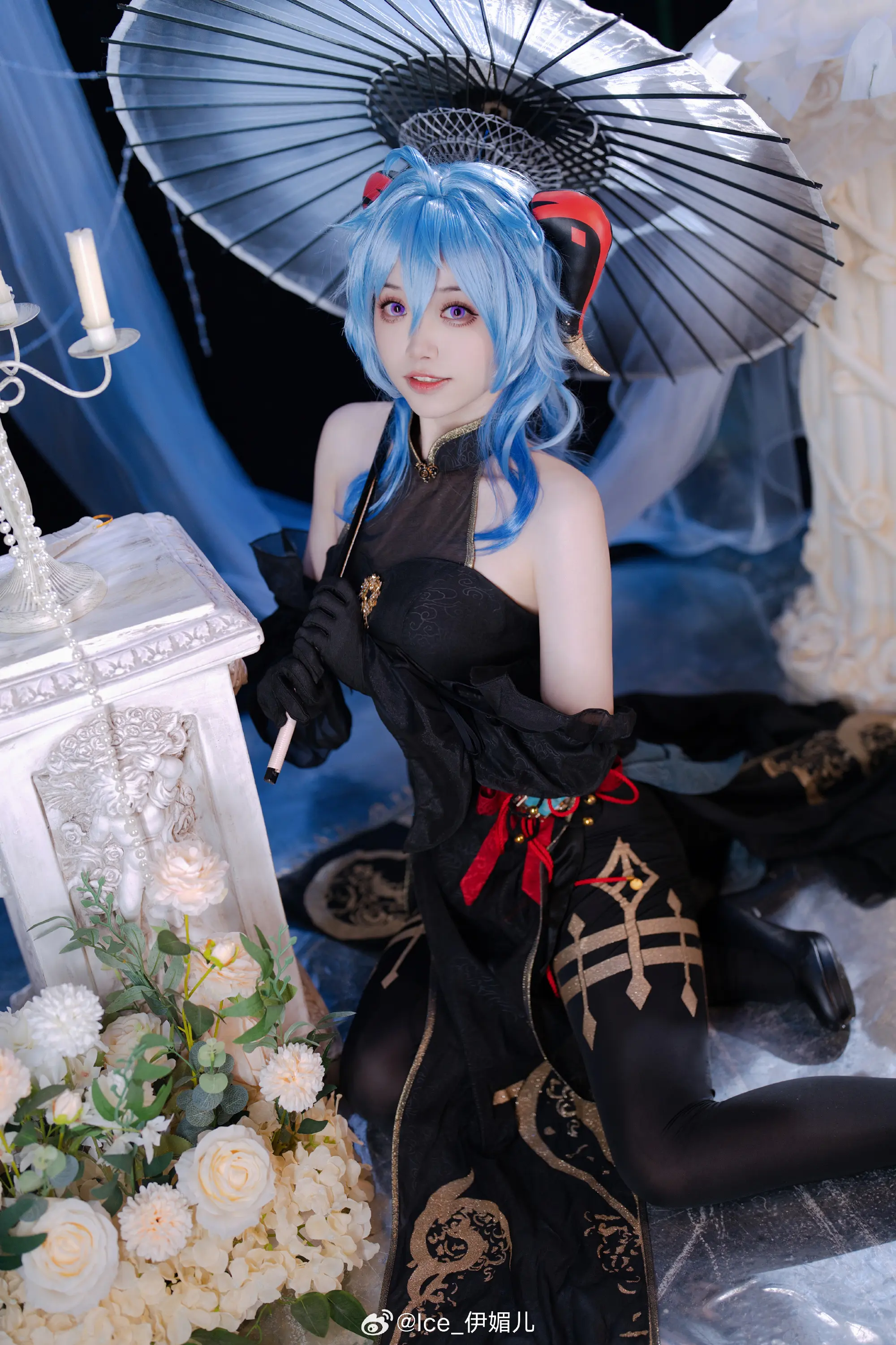 COSPLAY 末班车来一个同人甘雨! 原神 甘雨@Ice_伊媚儿-公众号小姨ai