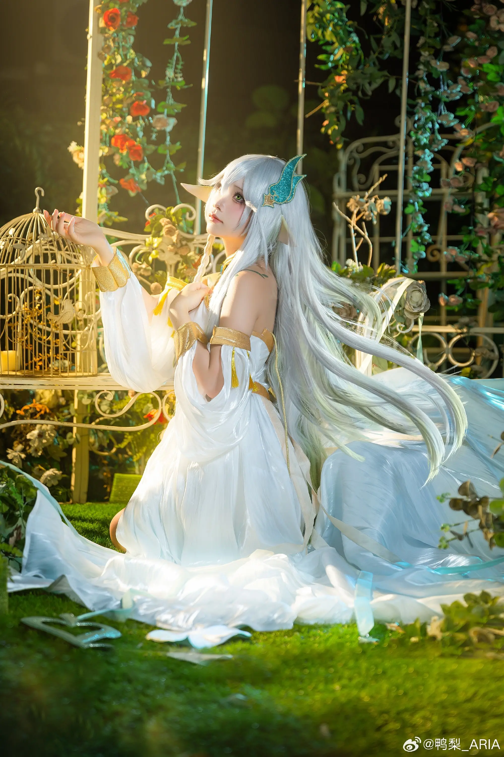 cosplay 以世人之梦挽救世界曾是属于我的答案. 原神 纳西妲 大慈树王@鸭梨_ARIA-公众号小姨ai