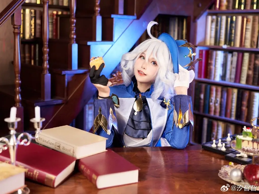 cosplay 原神 芙宁娜@汐旮旮 COSPLAY-第2张