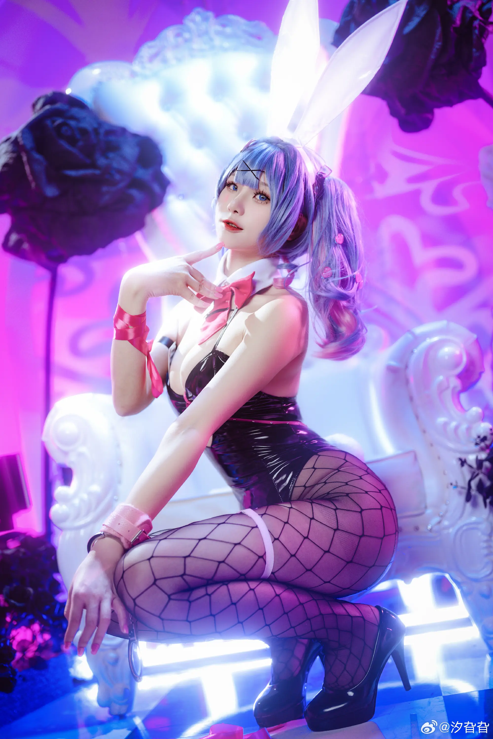 cosplay 初音未来 miku vocaloid 初音兔女郎@汐旮旮 COSPLAY-第8张